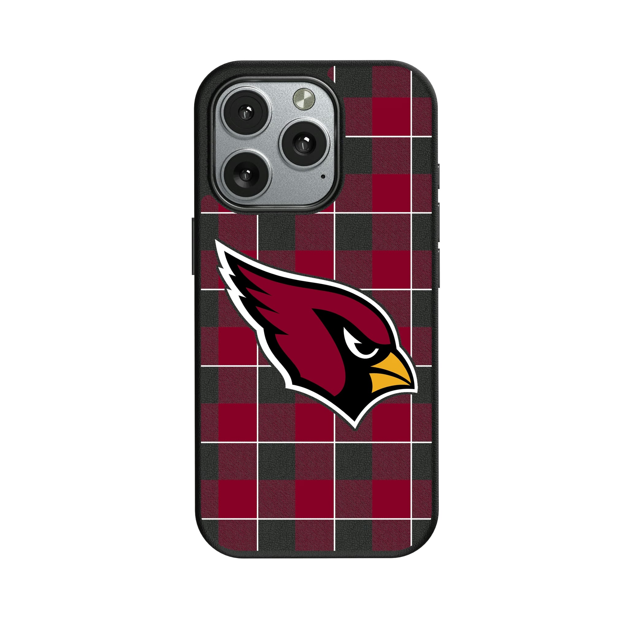 Arizona Cardinals Plaid iPhone MagSafe Compatible Phone Case for Apple iPhone