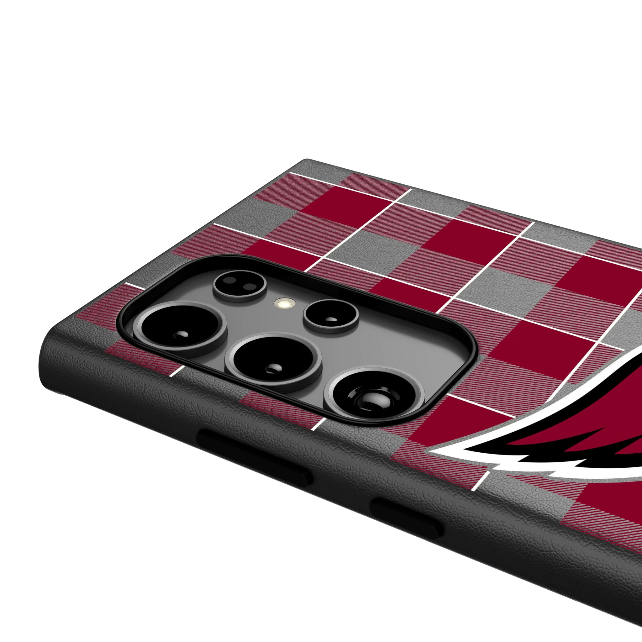 Arizona Cardinals Plaid Galaxy MagSafe Compatible Phone Case for Samsung Galaxy - Detail