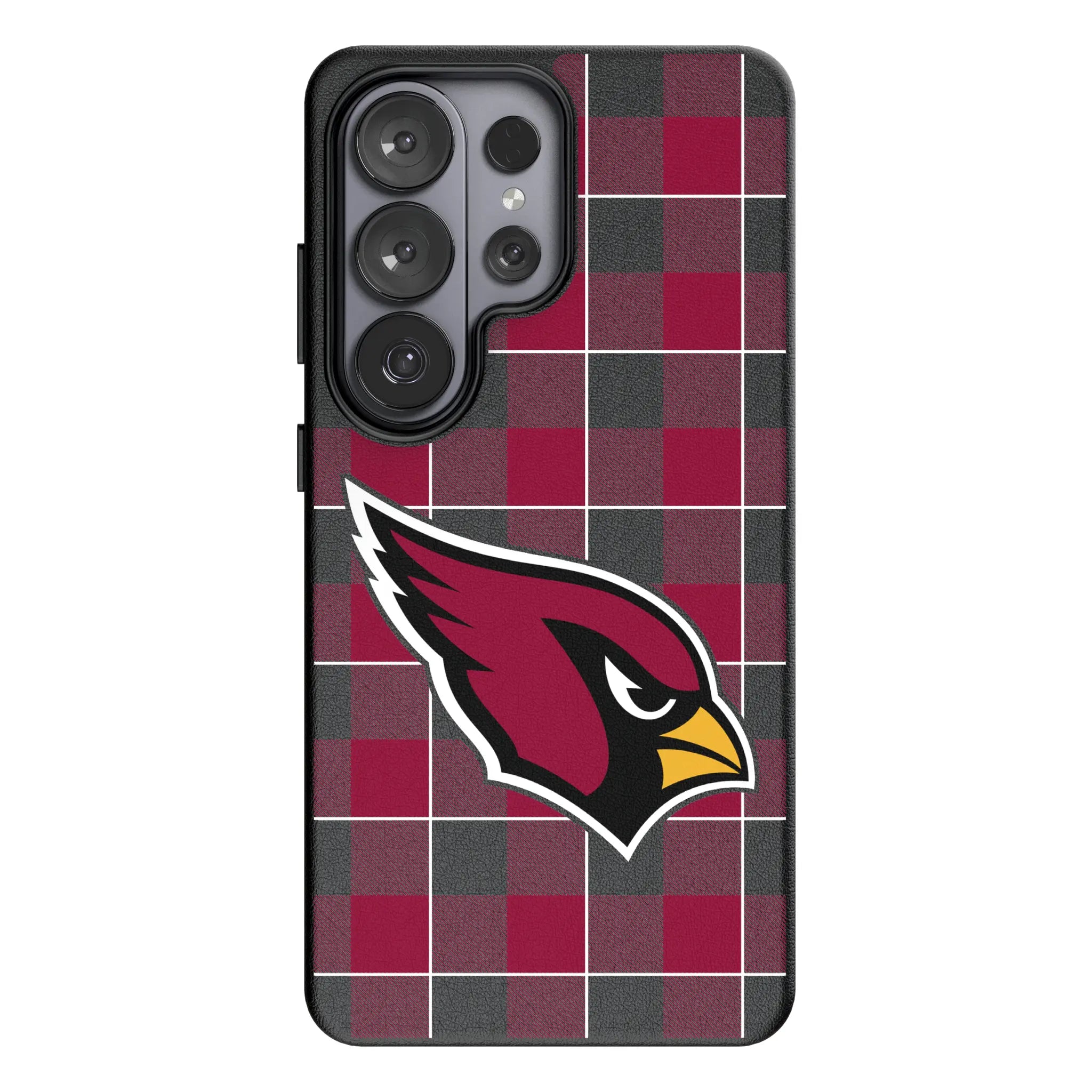 Arizona Cardinals Plaid Galaxy MagSafe Compatible Phone Case for Samsung Galaxy#Device_Galaxy S26 Ultra