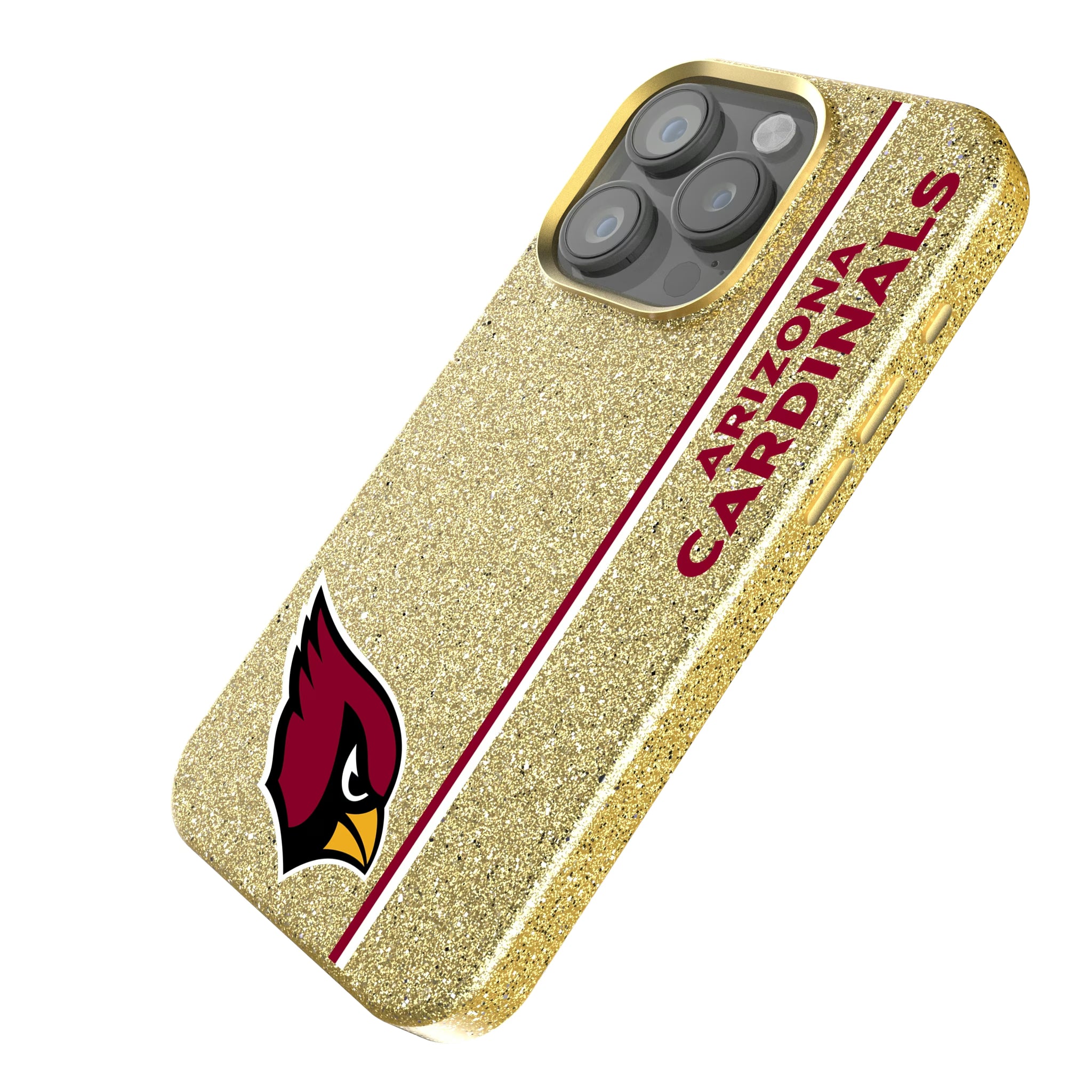 Arizona Cardinals Sidebar iPhone Bling Phone Case for Apple iPhone - Isometric View