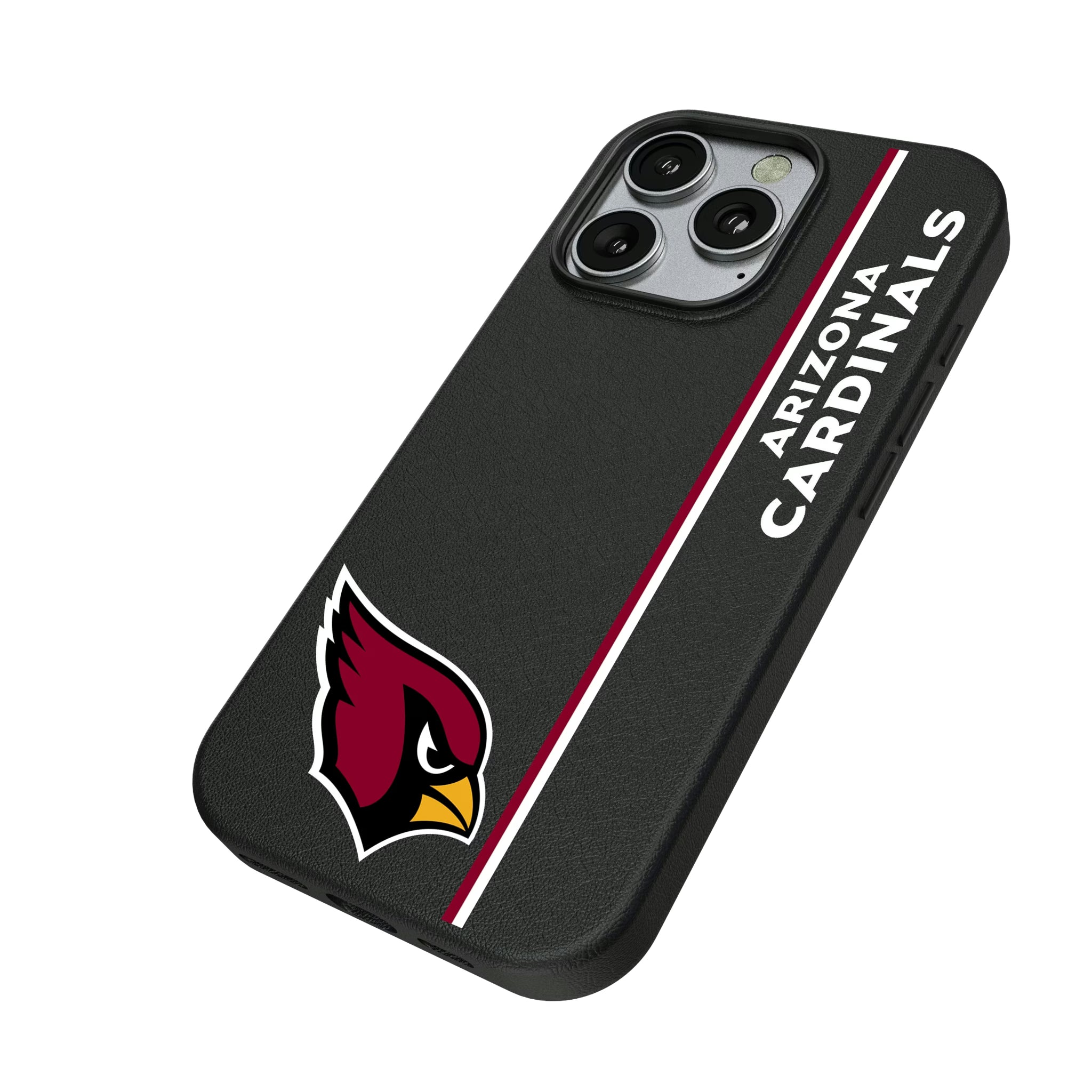 Arizona Cardinals Sidebar iPhone MagSafe Compatible Phone Case for Apple iPhone - Isometric View