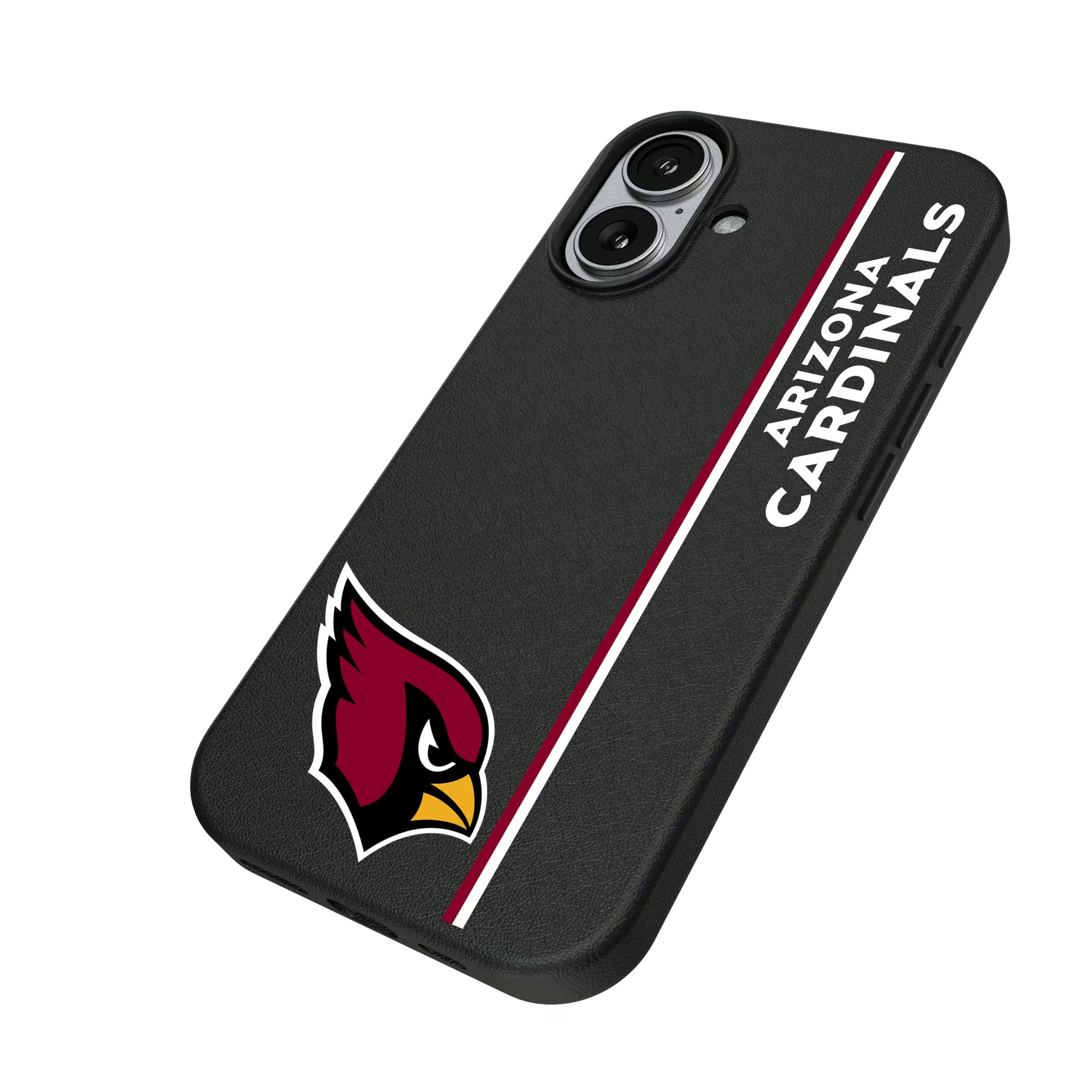 Arizona Cardinals Sidebar iPhone MagSafe Compatible Phone Case for Apple iPhone - Isometric View#Device_iPhone 17