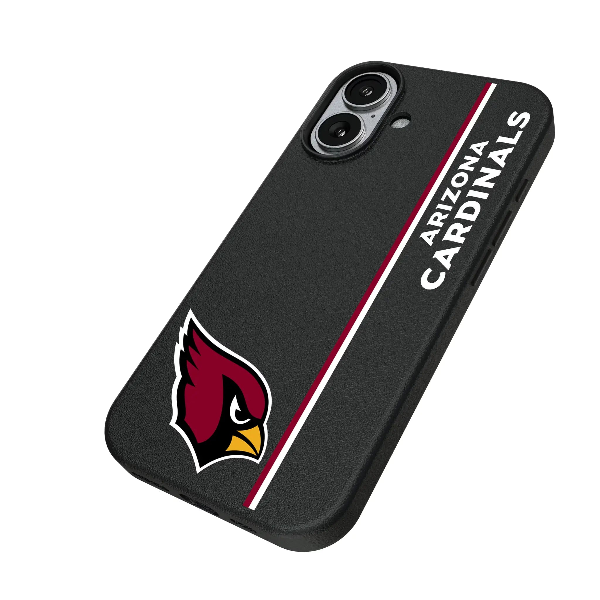Arizona Cardinals Sidebar iPhone MagSafe Compatible Phone Case for Apple iPhone - Isometric View#Device_iPhone 17
