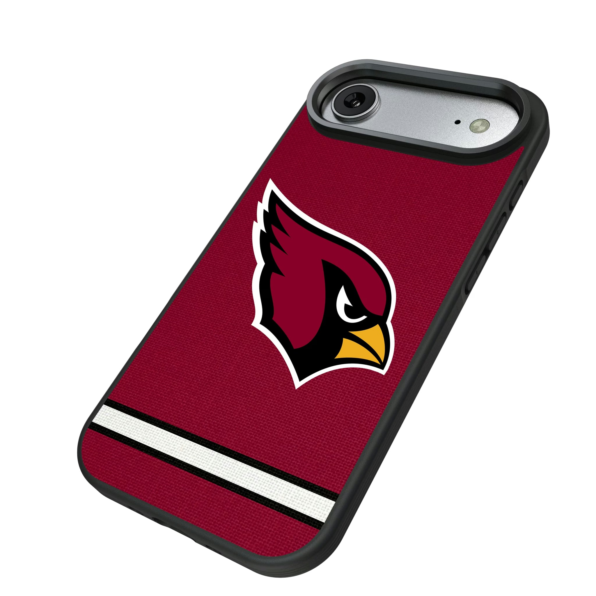 Arizona Cardinals Stripe iPhone Bump Phone Case for Apple iPhone - Isometric View#Device_iPhone Air