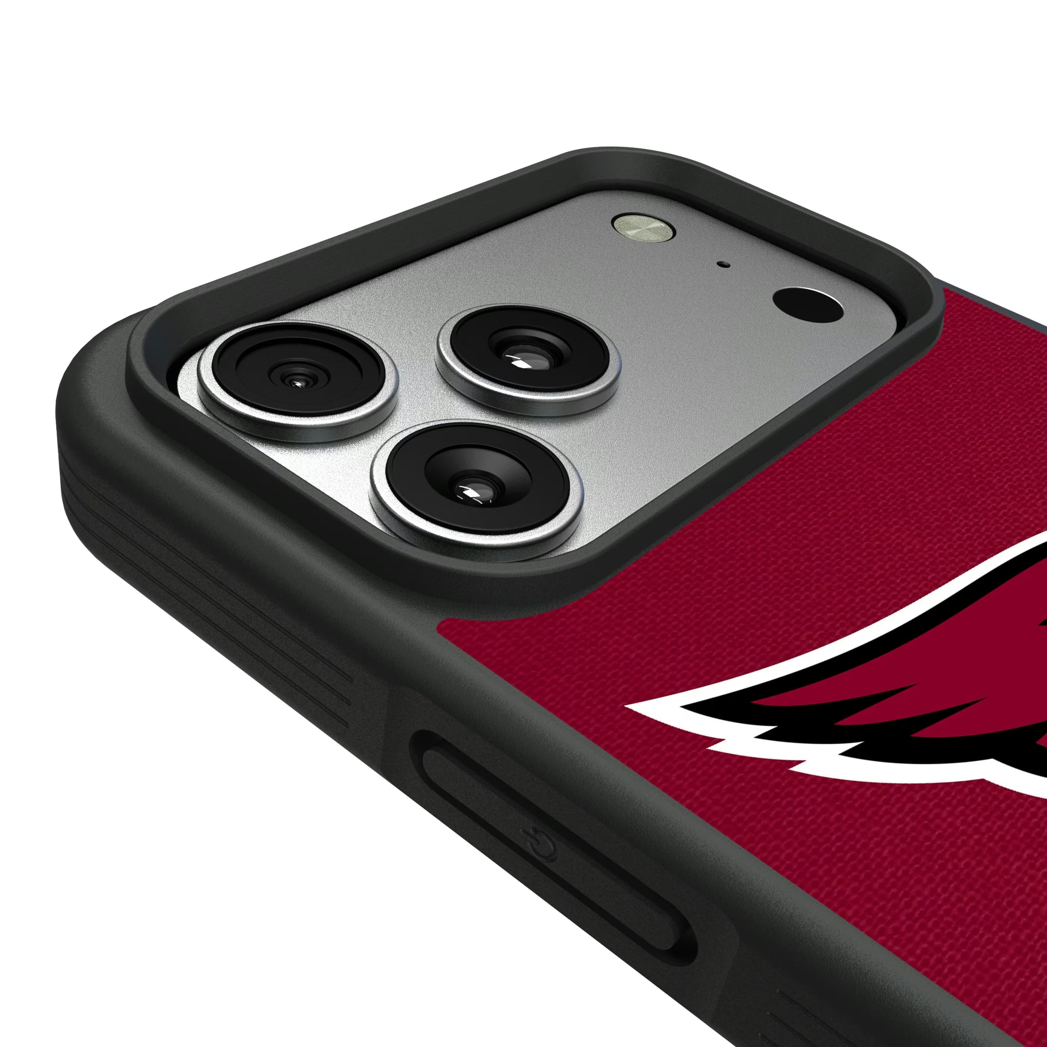Arizona Cardinals Stripe iPhone Bump Phone Case for Apple iPhone - Detail#Device_iPhone 17 Pro Max
