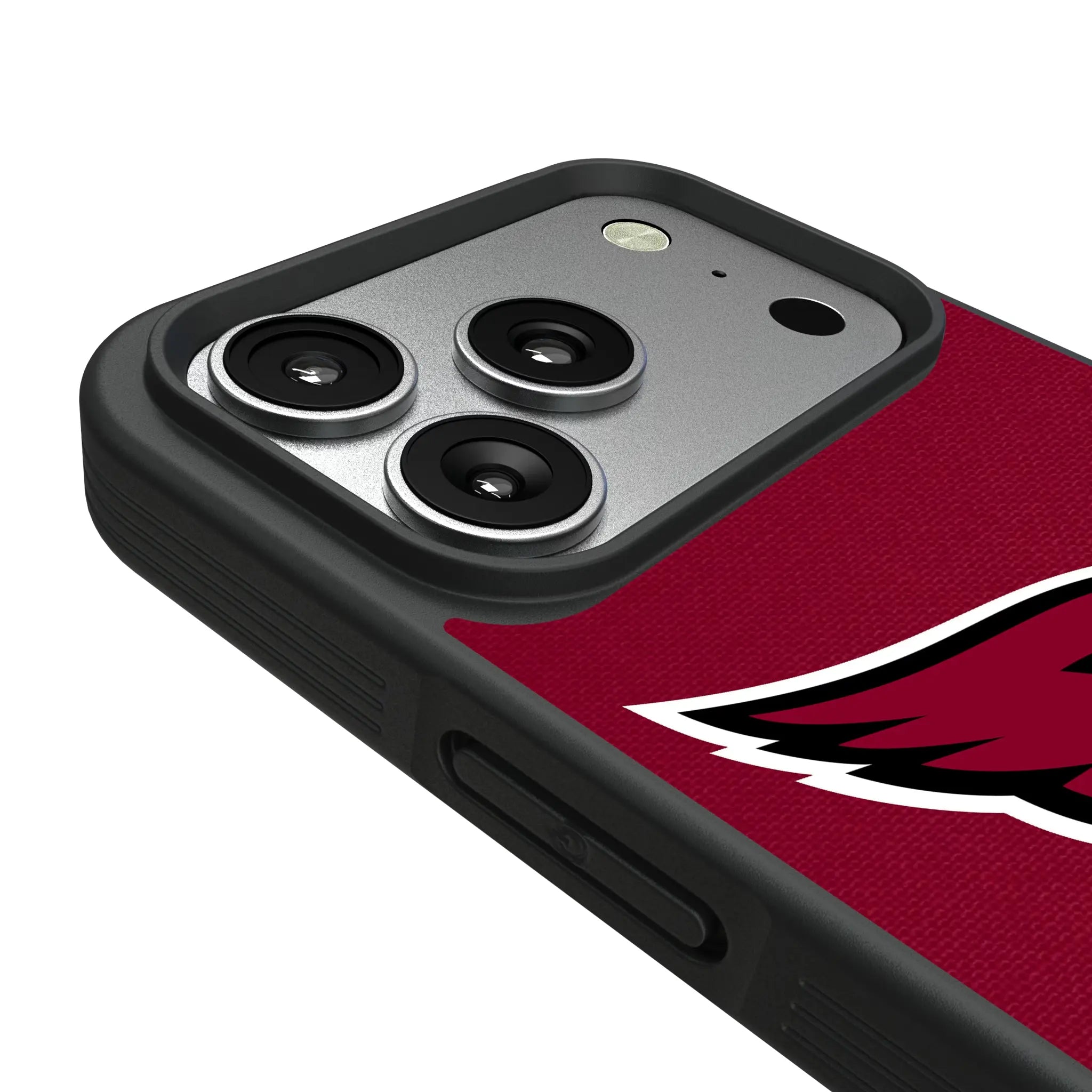 Arizona Cardinals Stripe iPhone Bump Phone Case for Apple iPhone - Detail#Device_iPhone 17 Pro
