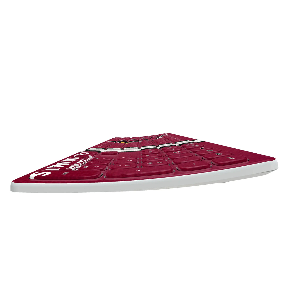Arizona Cardinals Stripe KKB605 Curved Wireless Keyboard