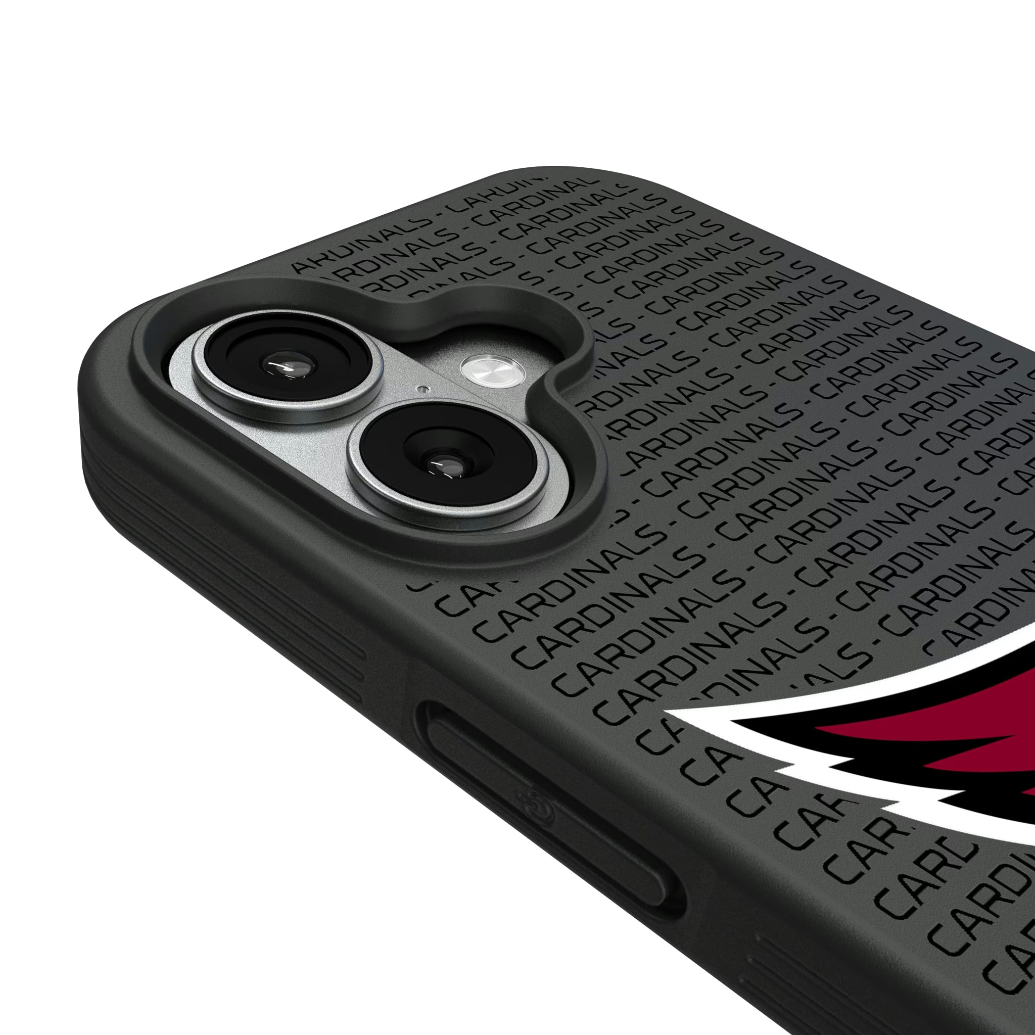 Arizona Cardinals Text Backdrop iPhone Bump Phone Case for Apple iPhone - Detail#Device_iPhone 17