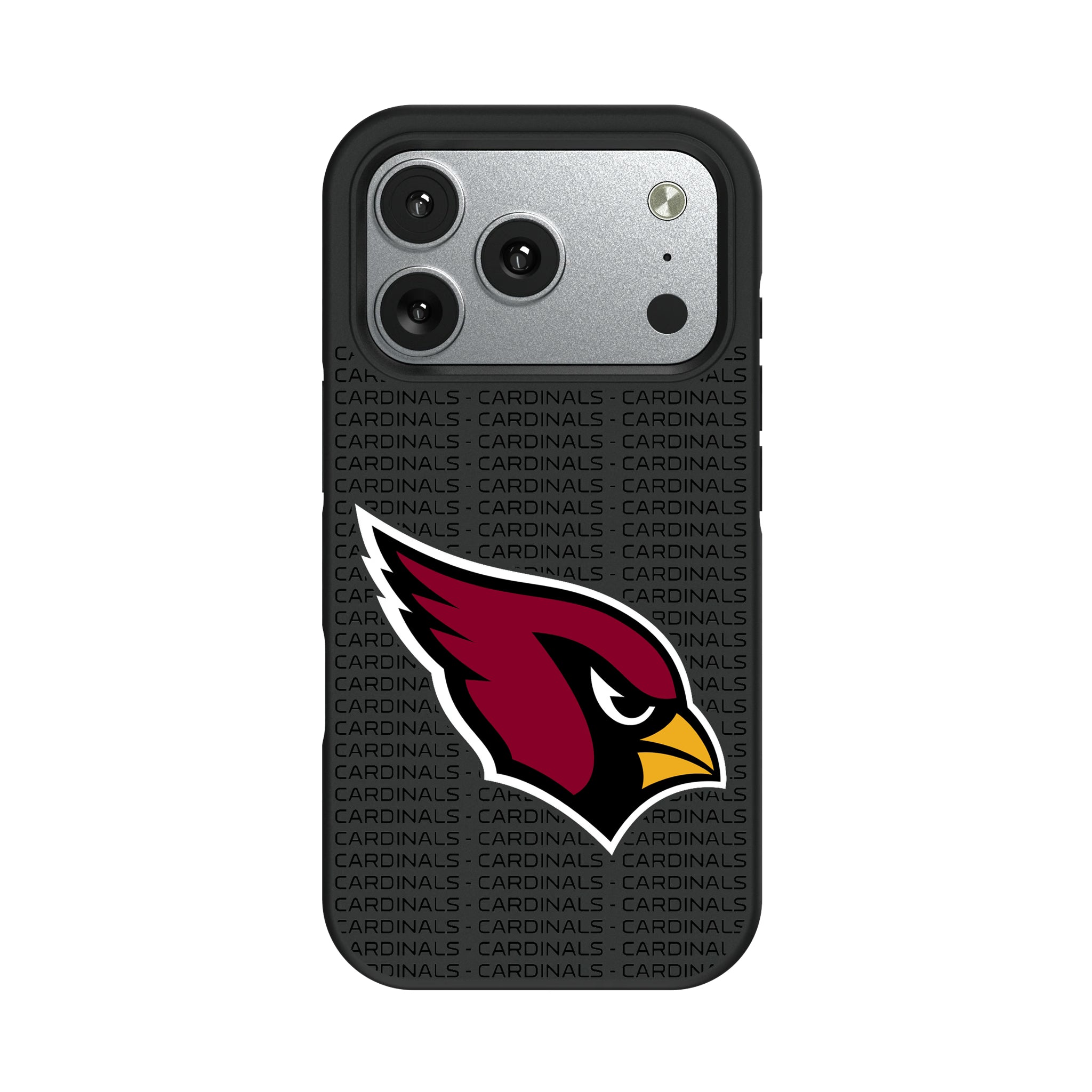 Arizona Cardinals Text Backdrop iPhone Bump Phone Case for Apple iPhone#Device_iPhone 17 Pro