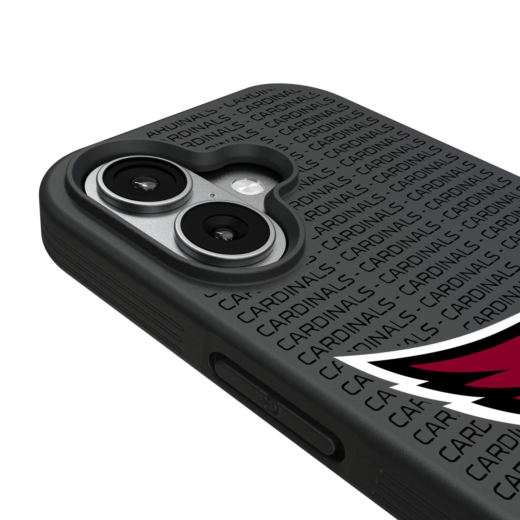 Arizona Cardinals Text Backdrop iPhone Bump Phone Case for Apple iPhone - Detail#Device_iPhone 17