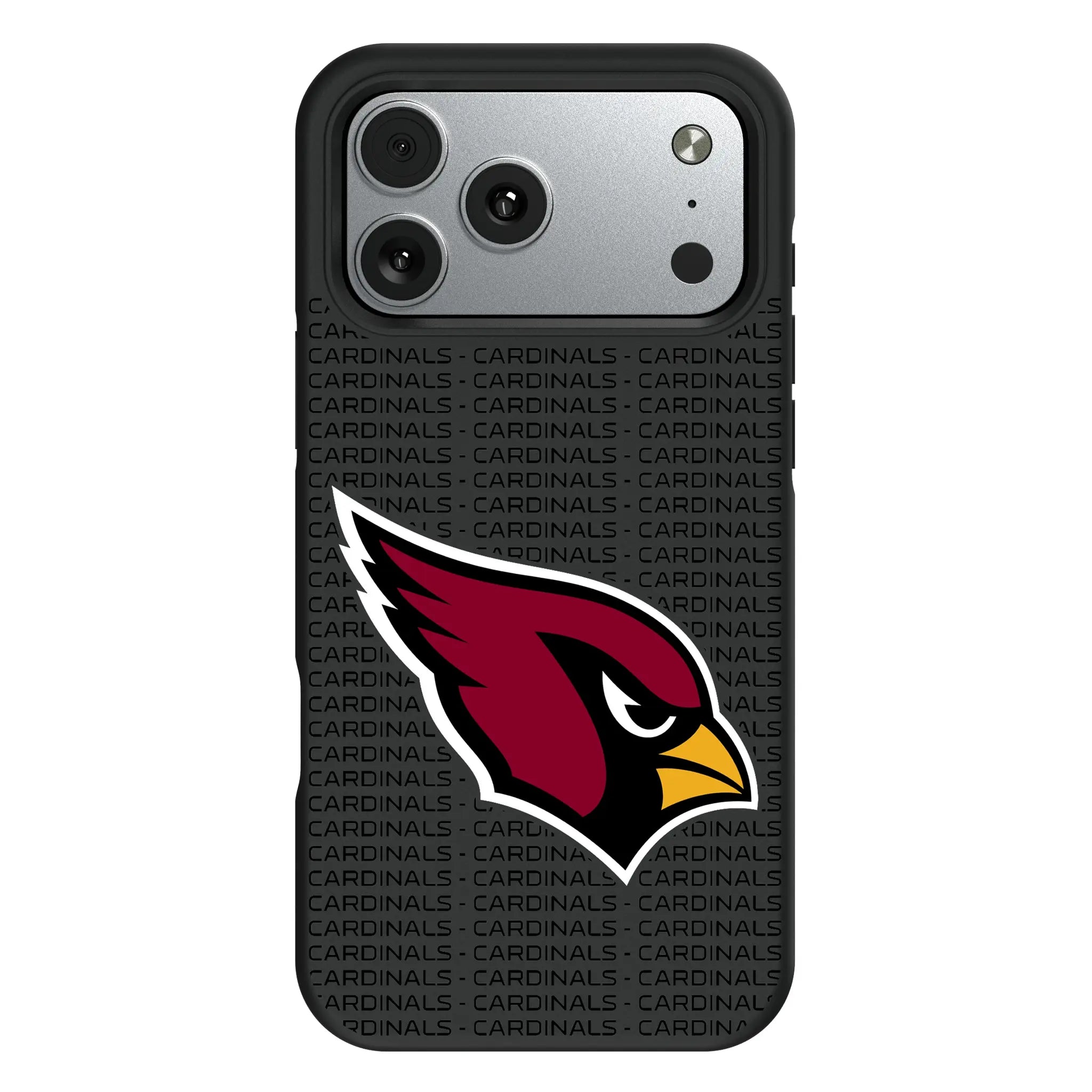 Arizona Cardinals Text Backdrop iPhone Bump Phone Case for Apple iPhone#Device_iPhone 17 Pro Max