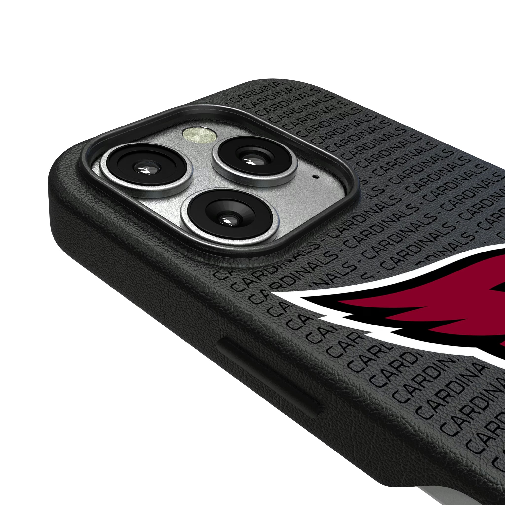 Arizona Cardinals Text Backdrop iPhone MagSafe Compatible Phone Case for Apple iPhone - Detail
