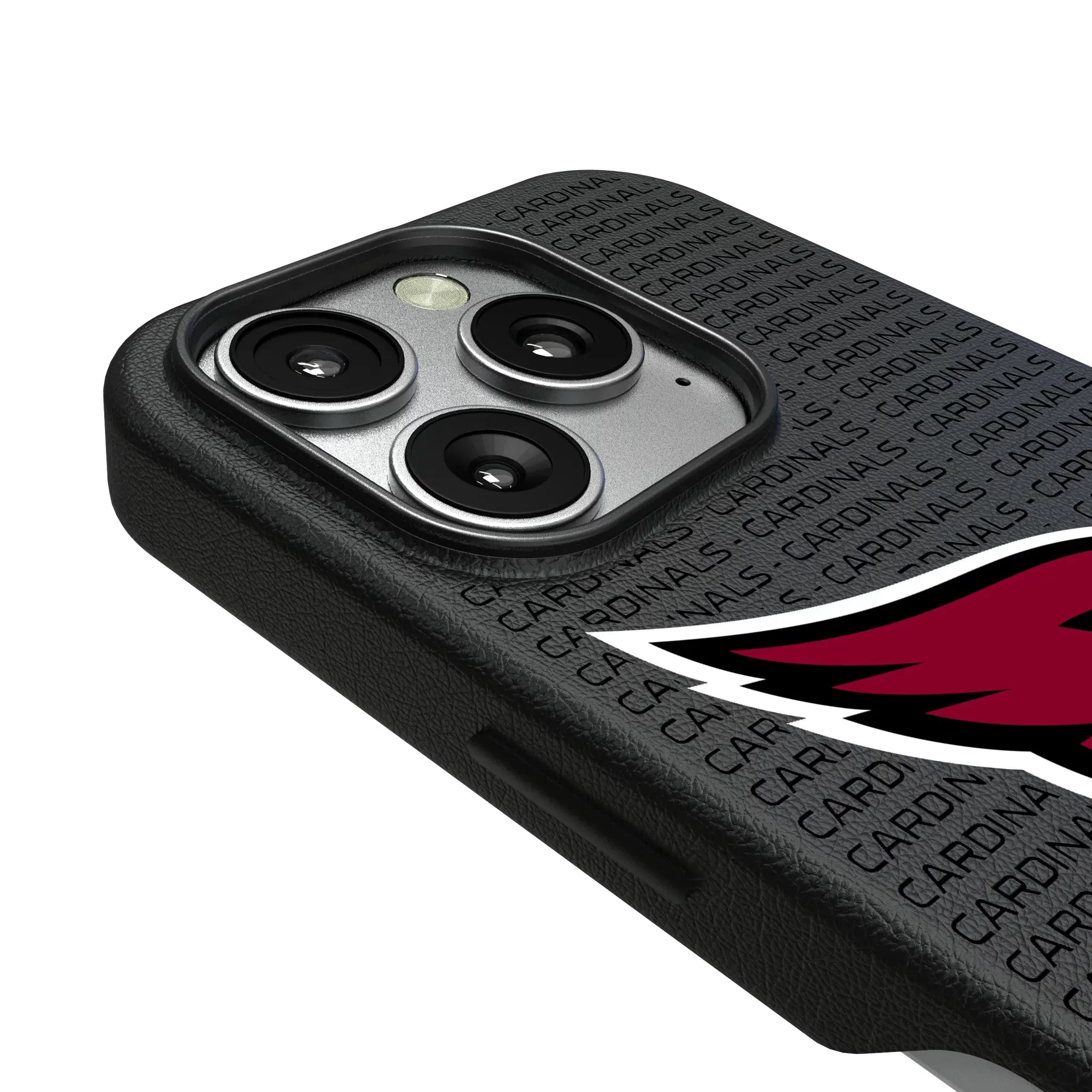 Arizona Cardinals Text Backdrop iPhone MagSafe Compatible Phone Case for Apple iPhone - Detail