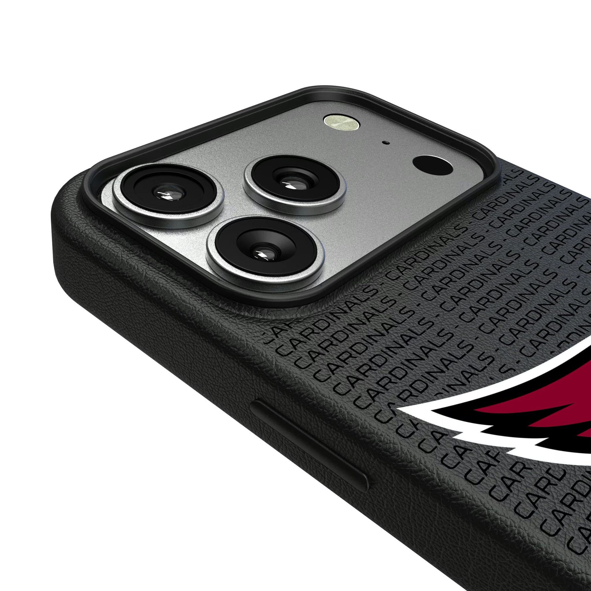Arizona Cardinals Text Backdrop iPhone MagSafe Compatible Phone Case for Apple iPhone - Detail#Device_iPhone 17 Pro
