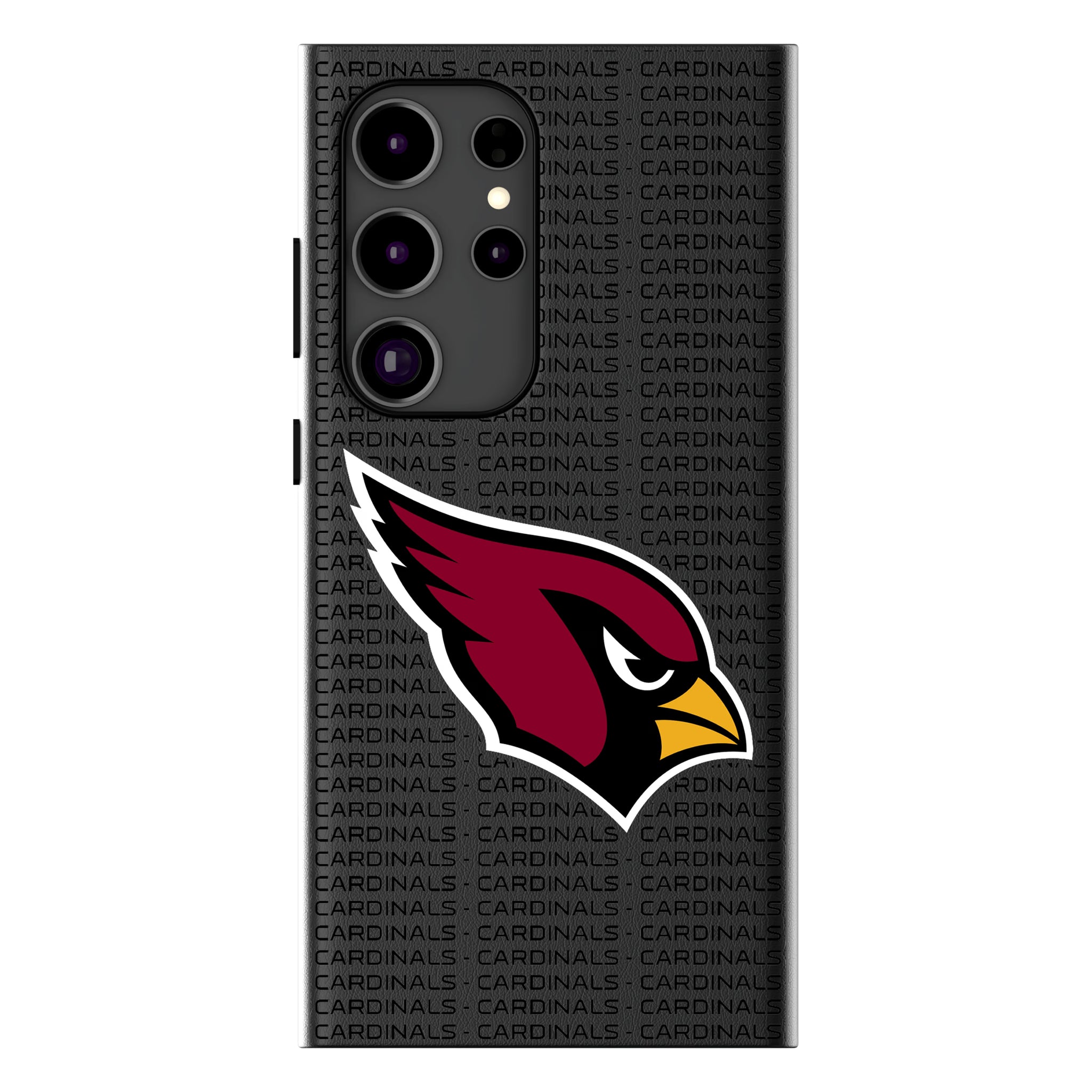 Arizona Cardinals Text Backdrop Galaxy MagSafe Compatible Phone Case for Samsung Galaxy