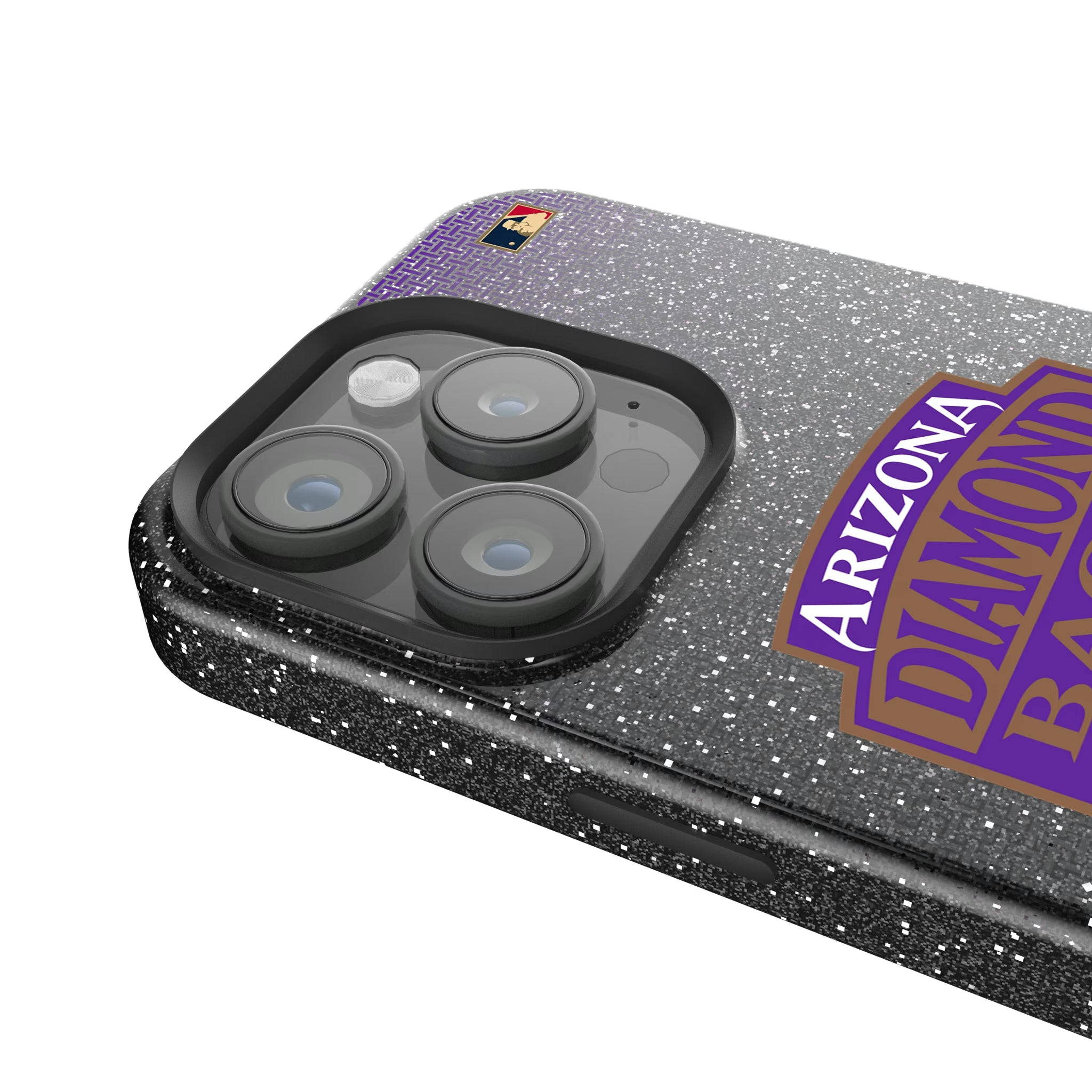 Arizona Diamondbacks 1999-2006 - Cooperstown Collection Linen iPhone Bling Phone Case for Apple iPhone - Detail