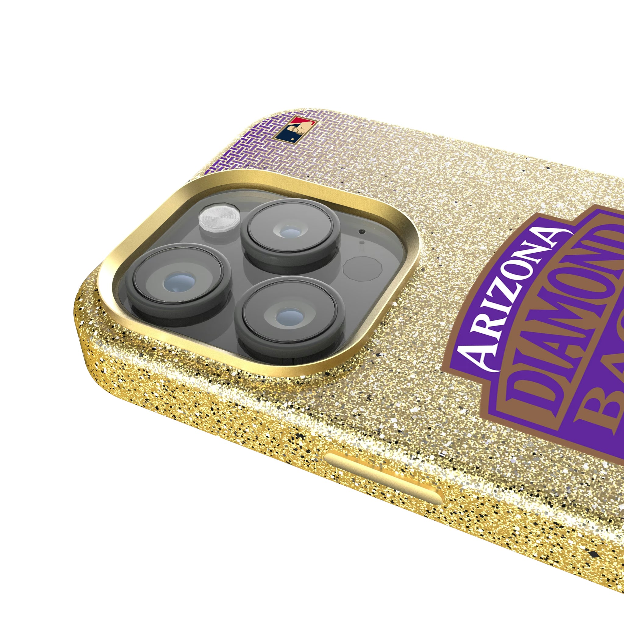 Arizona Diamondbacks 1999-2006 - Cooperstown Collection Linen iPhone Bling Phone Case for Apple iPhone - Detail