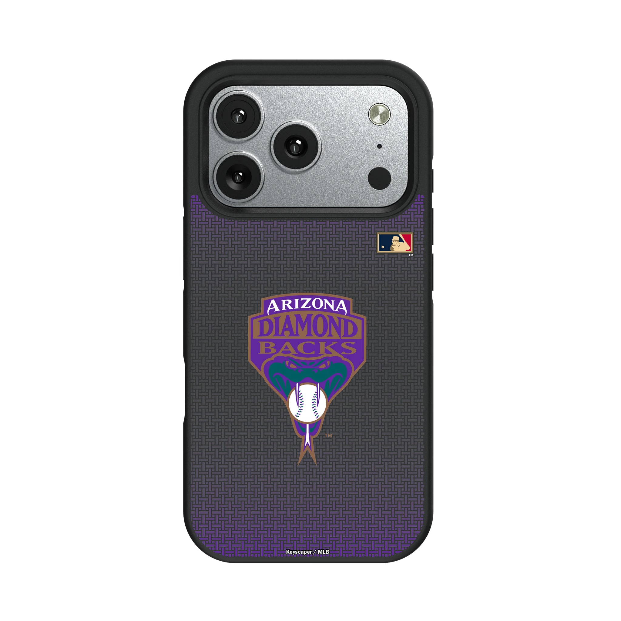 Arizona Diamondbacks 1999-2006 - Cooperstown Collection Linen iPhone Bump Phone Case for Apple iPhone#Device_iPhone 17 Pro