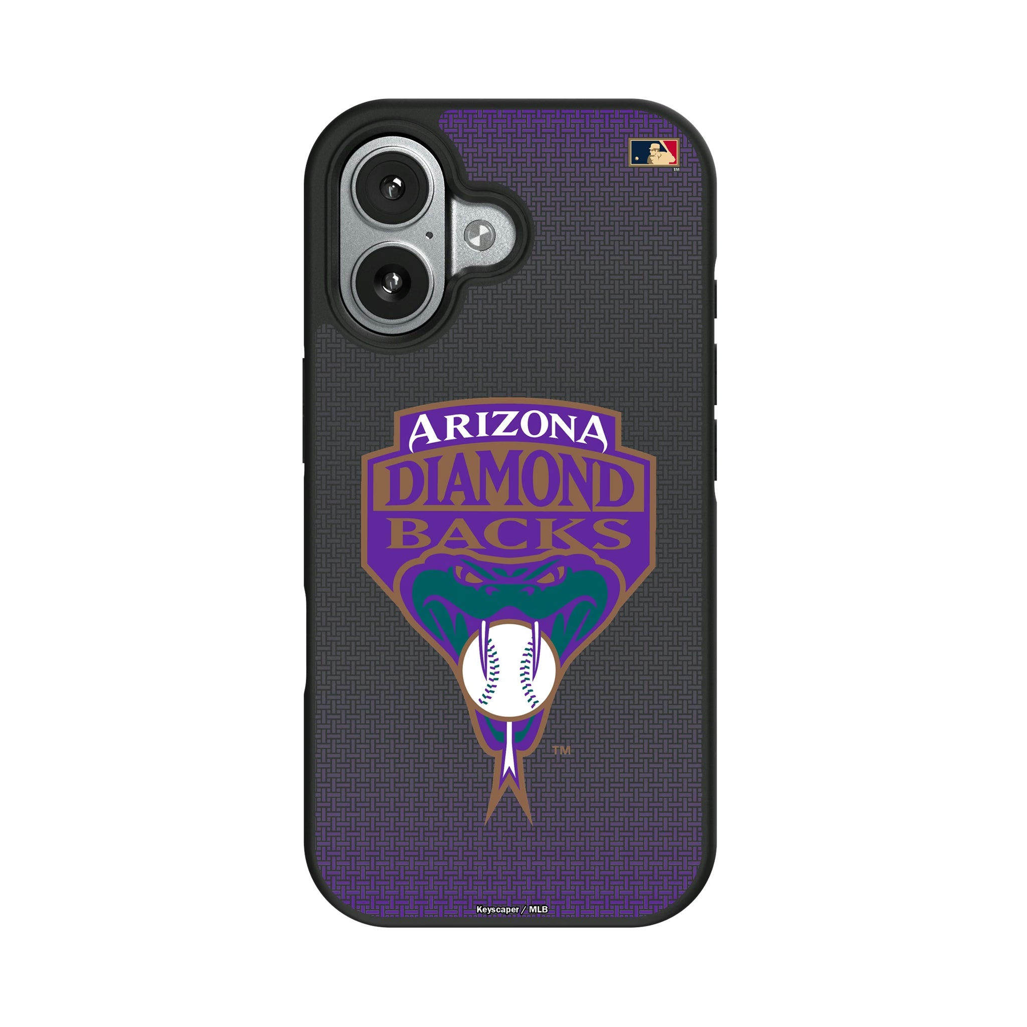 Arizona Diamondbacks 1999-2006 - Cooperstown Collection Linen iPhone Bump Phone Case for Apple iPhone#Device_iPhone 17