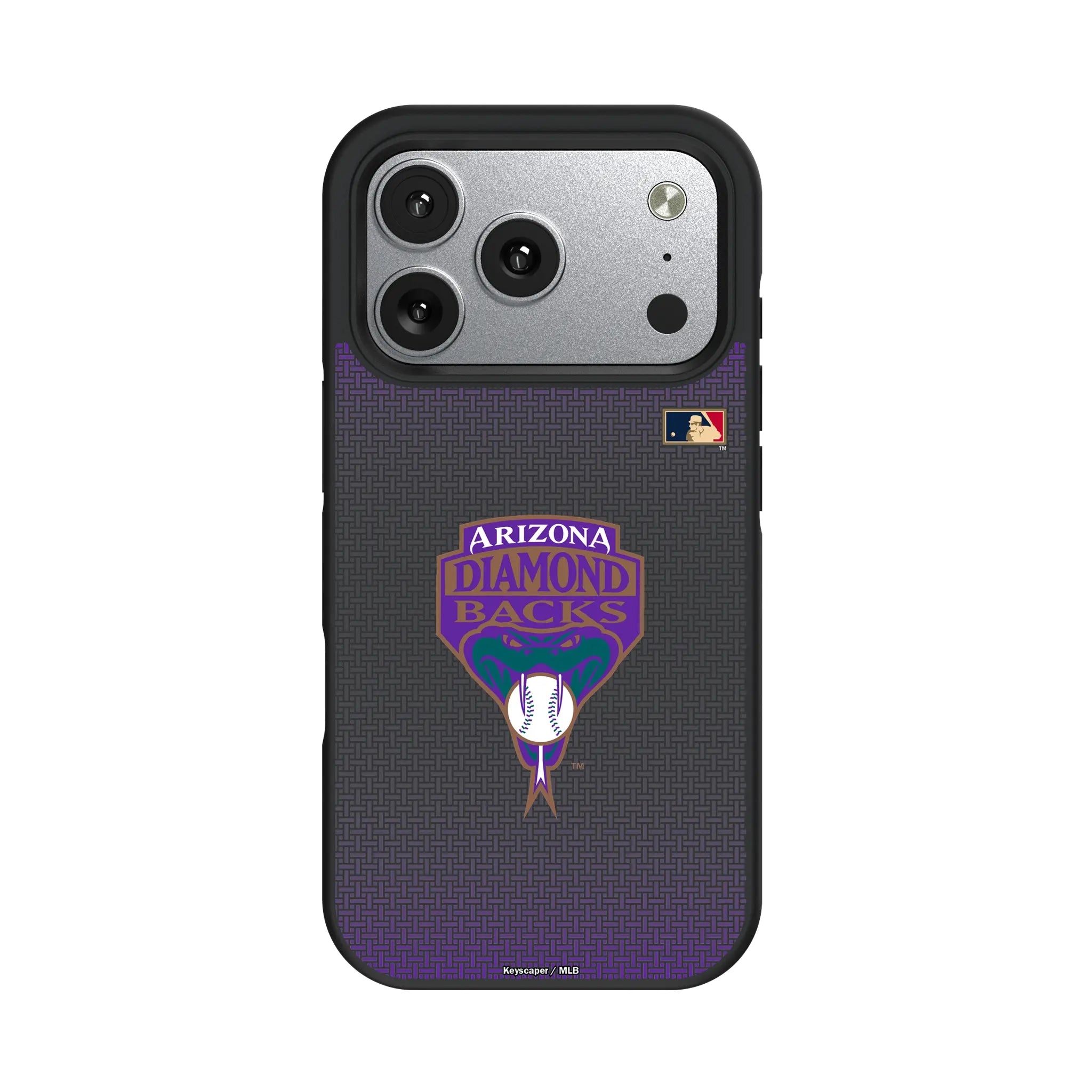 Arizona Diamondbacks 1999-2006 - Cooperstown Collection Linen iPhone Bump Phone Case for Apple iPhone#Device_iPhone 17 Pro