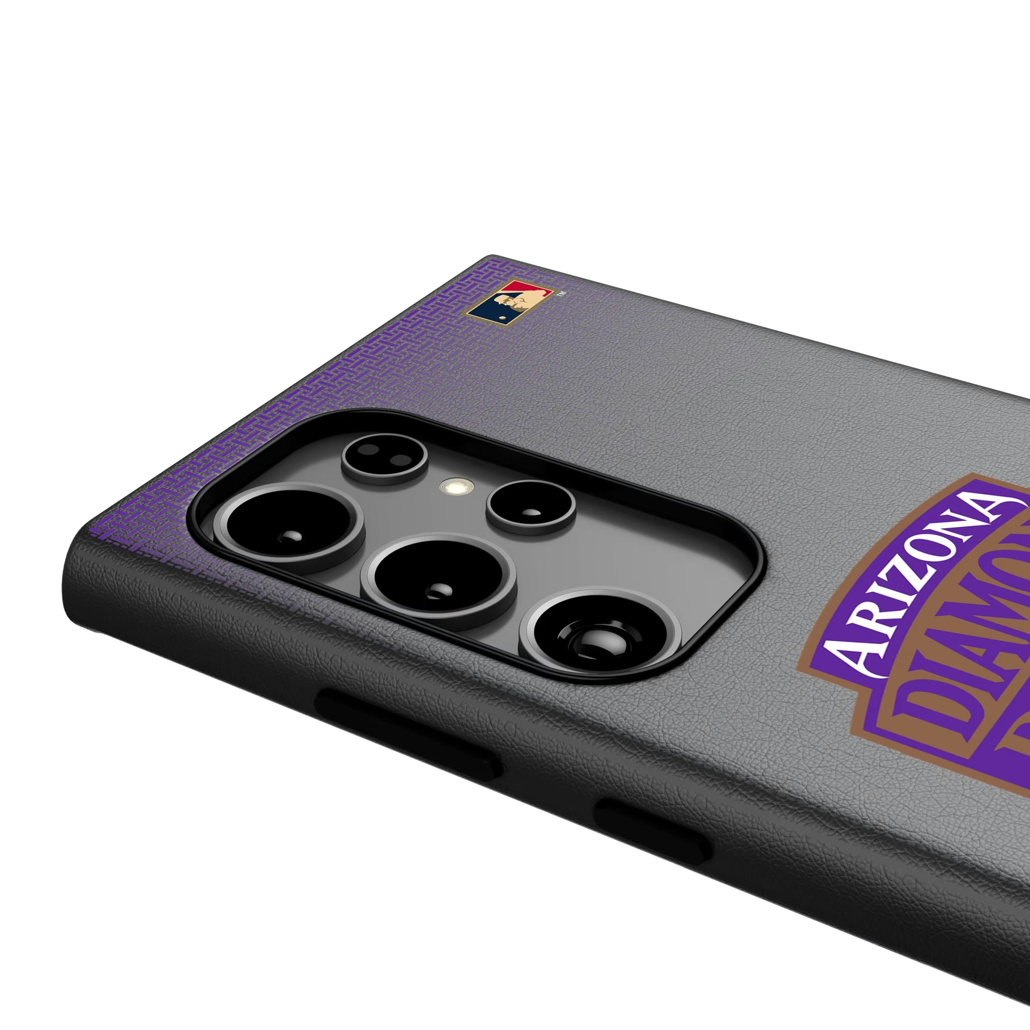 Arizona Diamondbacks 1999-2006 - Cooperstown Collection Linen Galaxy MagSafe Compatible Phone Case for Samsung Galaxy - Detail