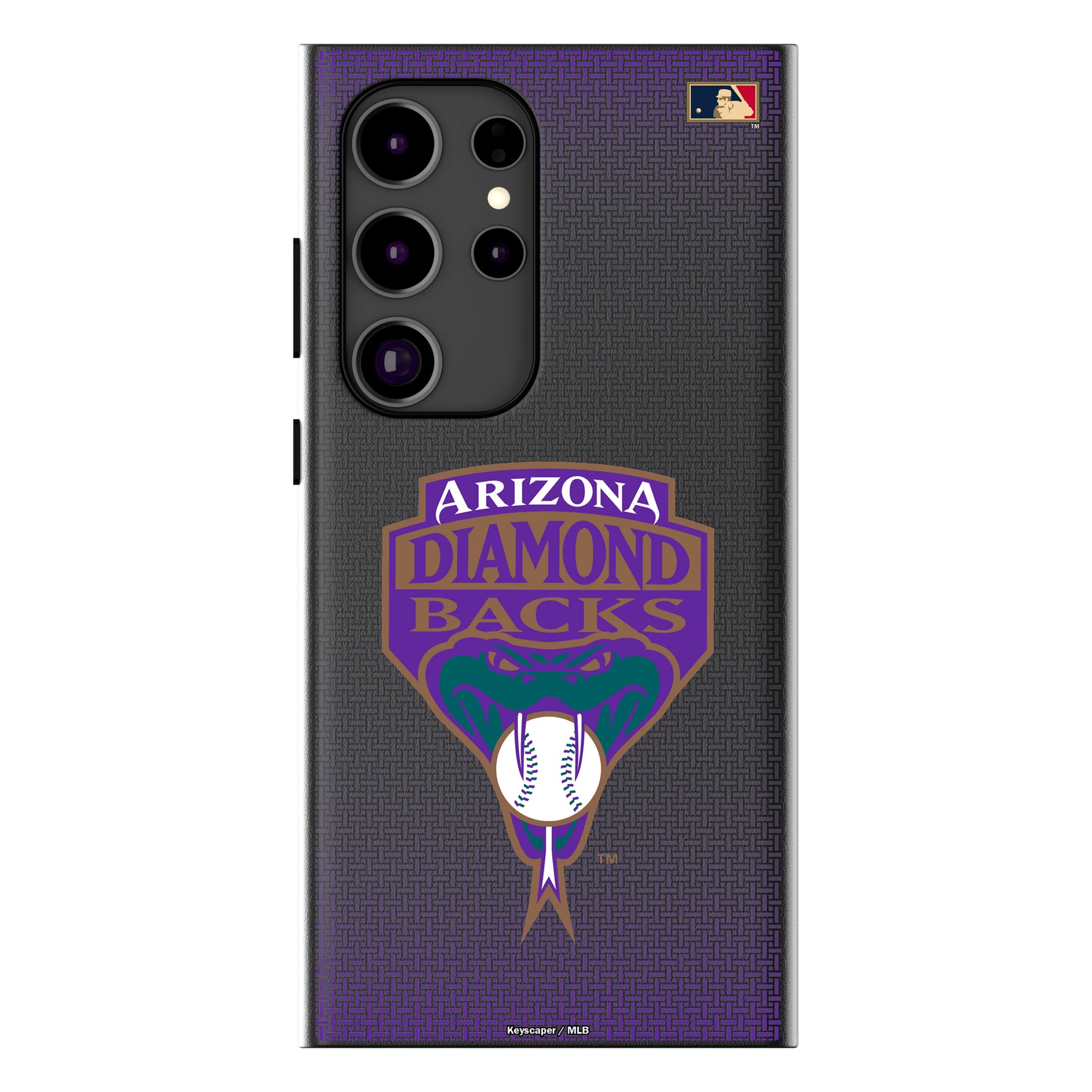 Arizona Diamondbacks 1999-2006 - Cooperstown Collection Linen Galaxy MagSafe Compatible Phone Case for Samsung Galaxy