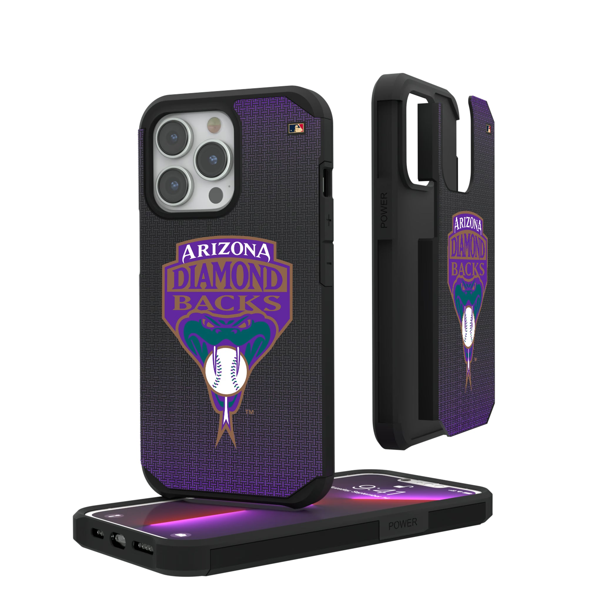 Arizona Diamondbacks 1999-2006 - Cooperstown Collection Linen iPhone Rugged Phone Case for Apple iPhone#Device_iPhone 13 Pro