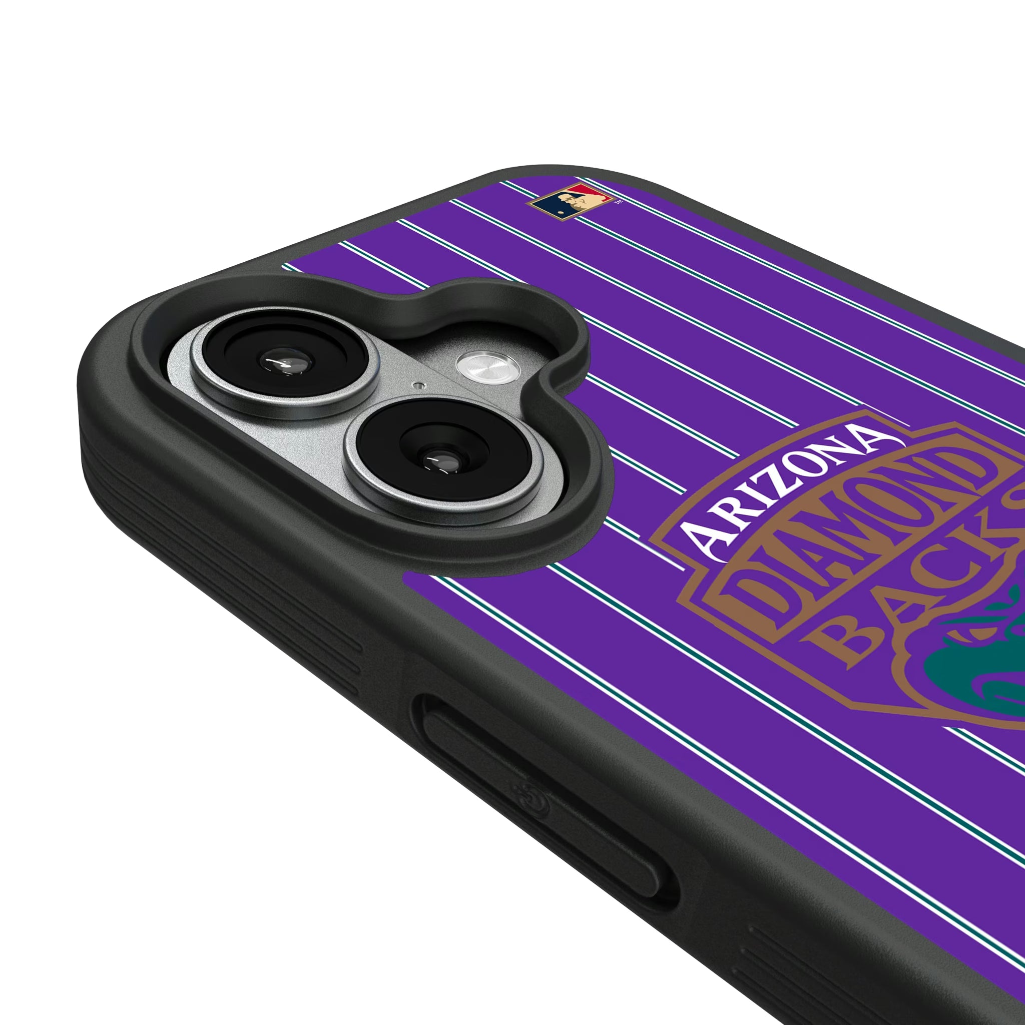 Arizona Diamondbacks 1999-2006 - Cooperstown Collection Pinstripe iPhone Bump Phone Case for Apple iPhone - Detail#Device_iPhone 17