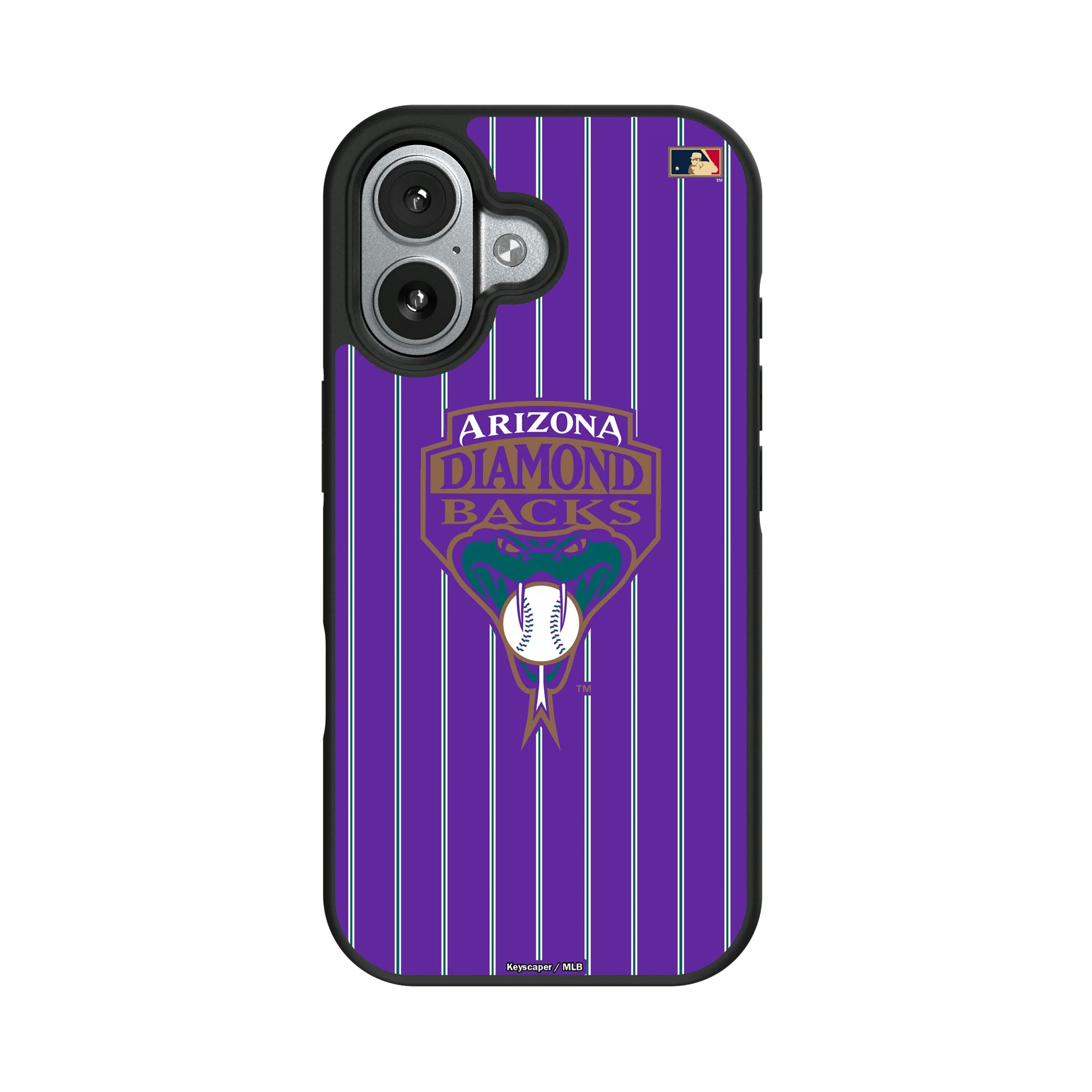 Arizona Diamondbacks 1999-2006 - Cooperstown Collection Pinstripe iPhone Bump Phone Case for Apple iPhone#Device_iPhone 17