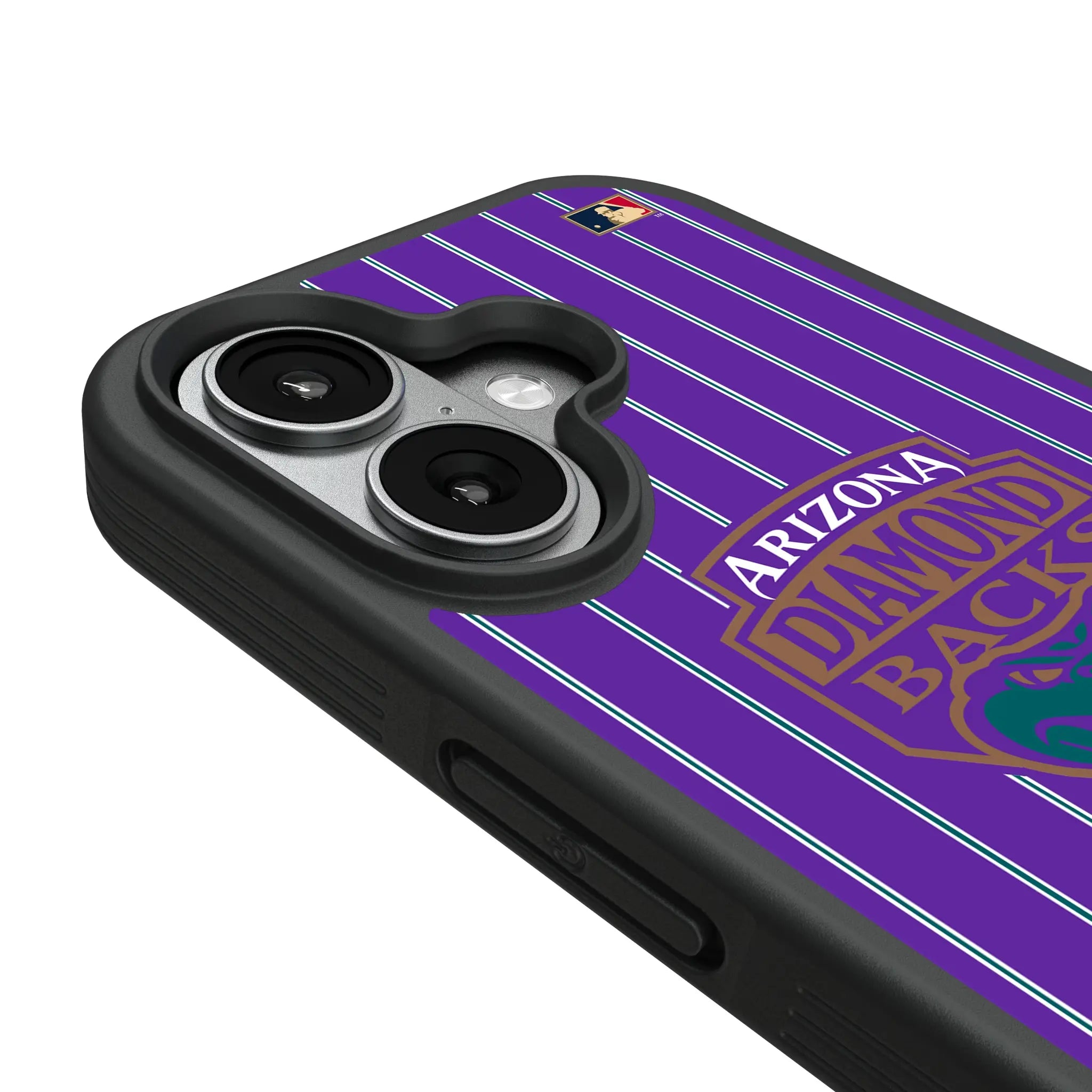 Arizona Diamondbacks 1999-2006 - Cooperstown Collection Pinstripe iPhone Bump Phone Case for Apple iPhone - Detail#Device_iPhone 17