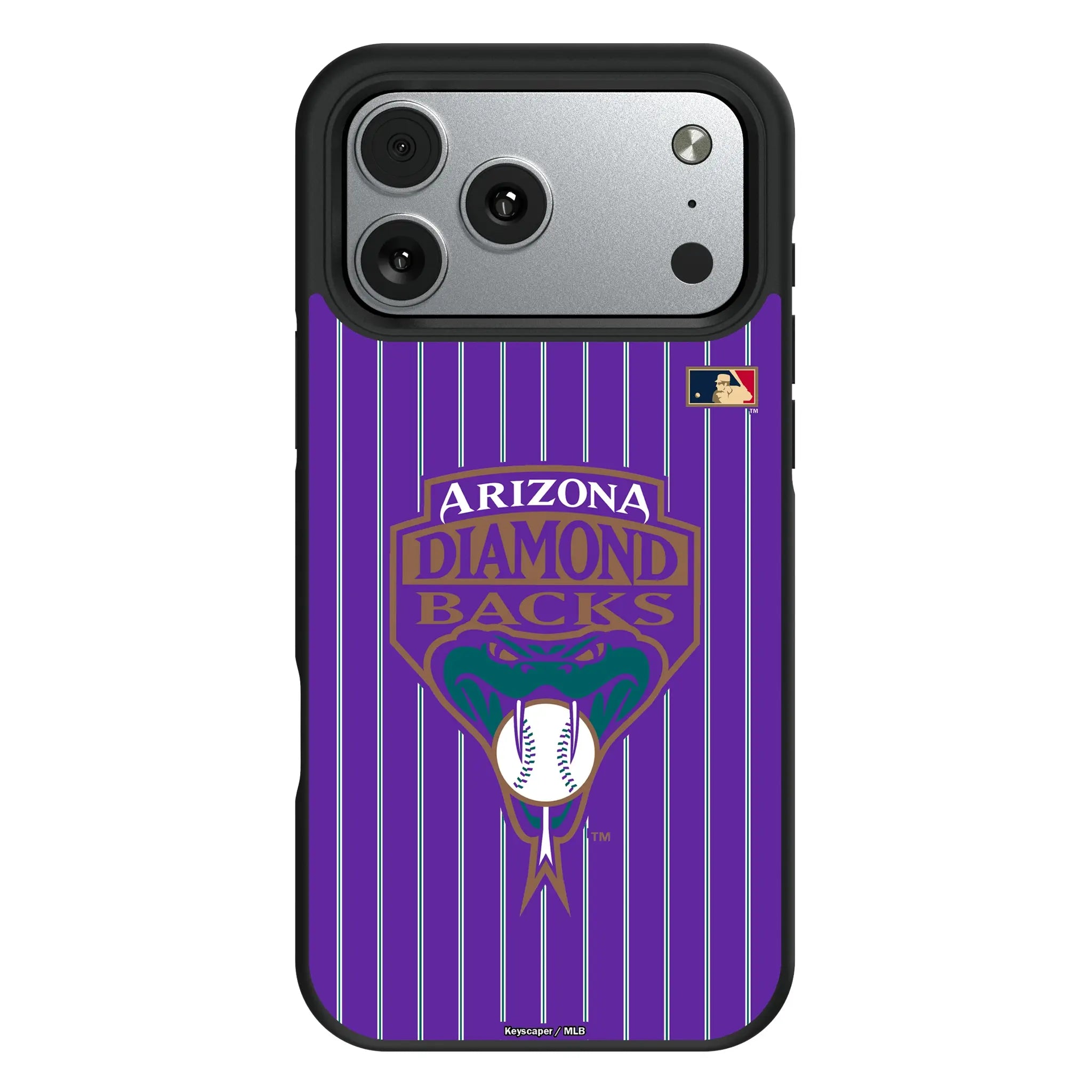 Arizona Diamondbacks 1999-2006 - Cooperstown Collection Pinstripe iPhone Bump Phone Case for Apple iPhone#Device_iPhone 17 Pro Max