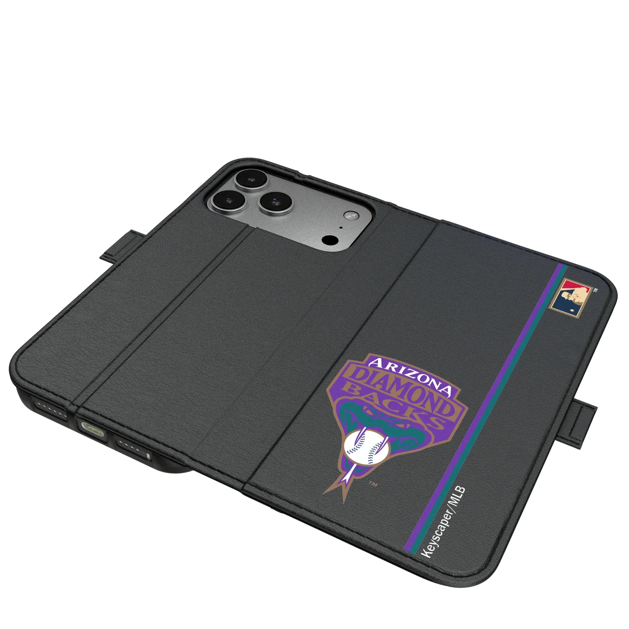Arizona Diamondbacks 1999-2006 - Cooperstown Collection Sidebar iPhone Folio Phone Case for Apple iPhone#Device_iPhone 17 Pro Max