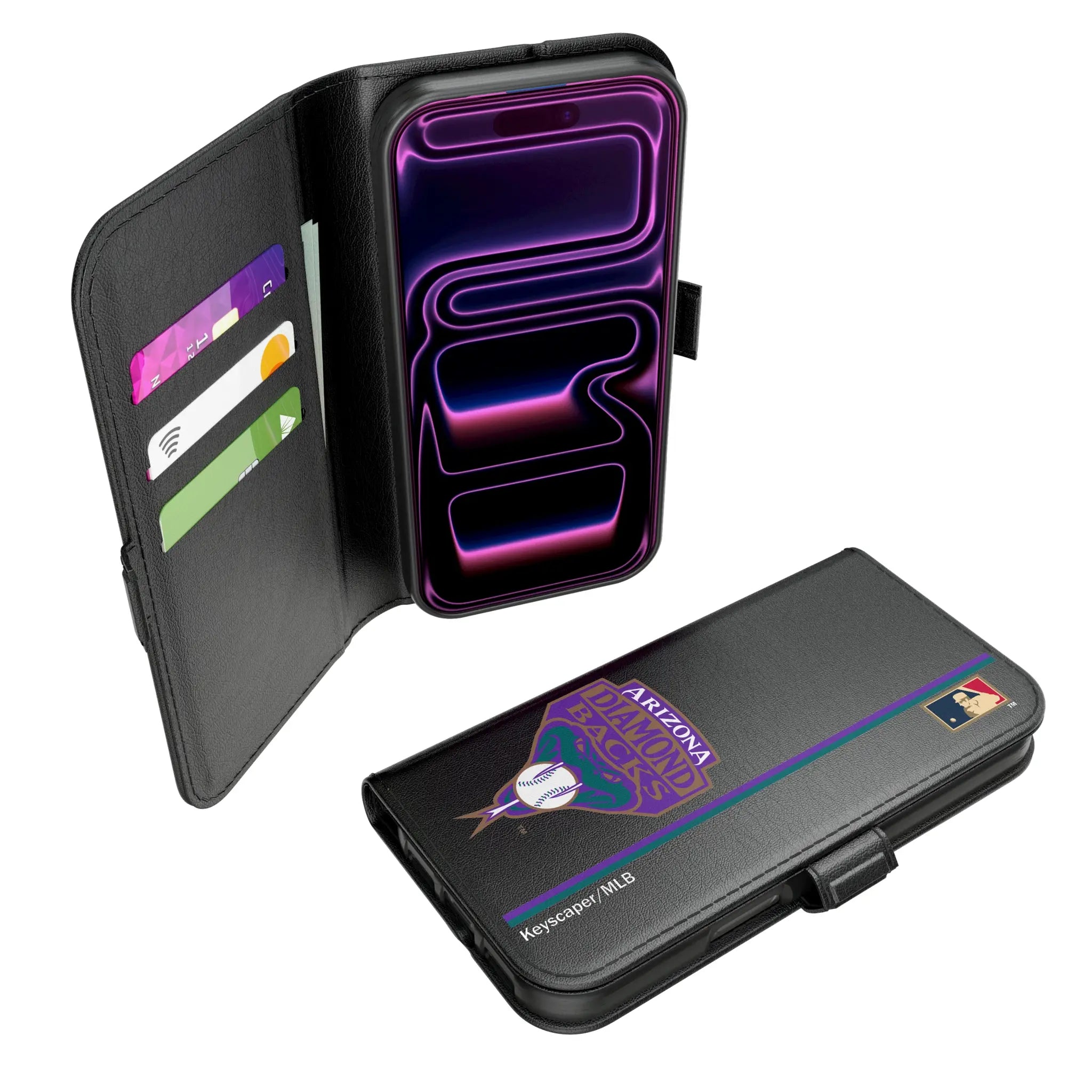 Arizona Diamondbacks 1999-2006 - Cooperstown Collection Sidebar iPhone Folio Phone Case for Apple iPhone#Device_iPhone 17 Pro