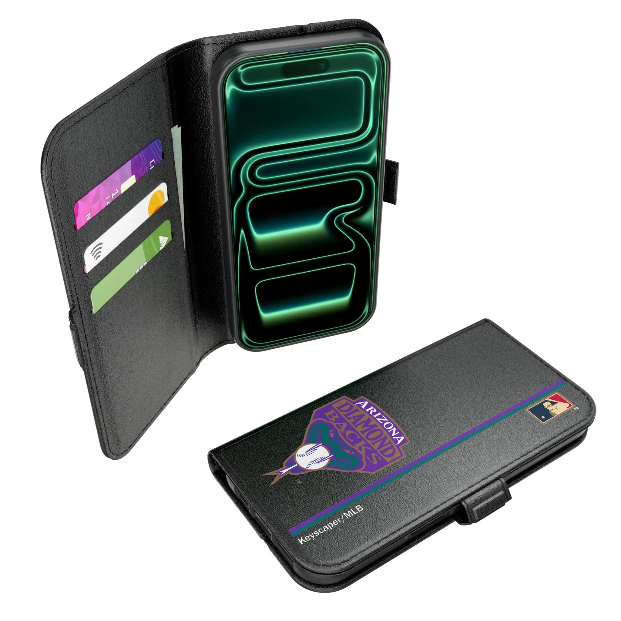 Arizona Diamondbacks 1999-2006 - Cooperstown Collection Sidebar iPhone Folio Phone Case for Apple iPhone#Device_iPhone 17