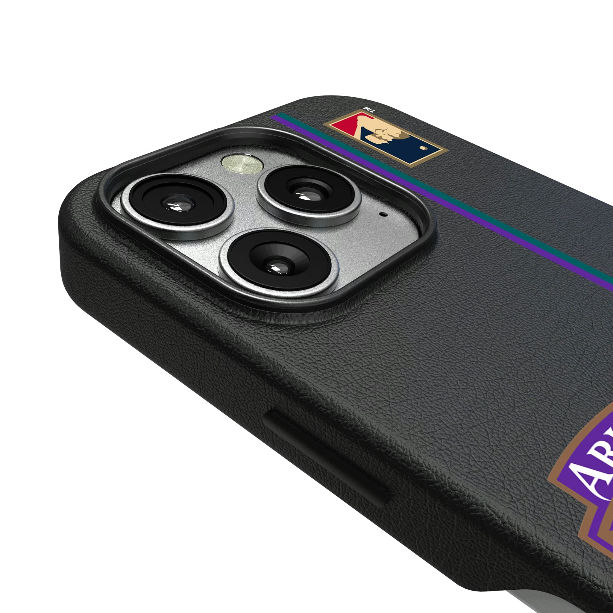 Arizona Diamondbacks 1999-2006 - Cooperstown Collection Sidebar iPhone MagSafe Compatible Phone Case for Apple iPhone - Detail