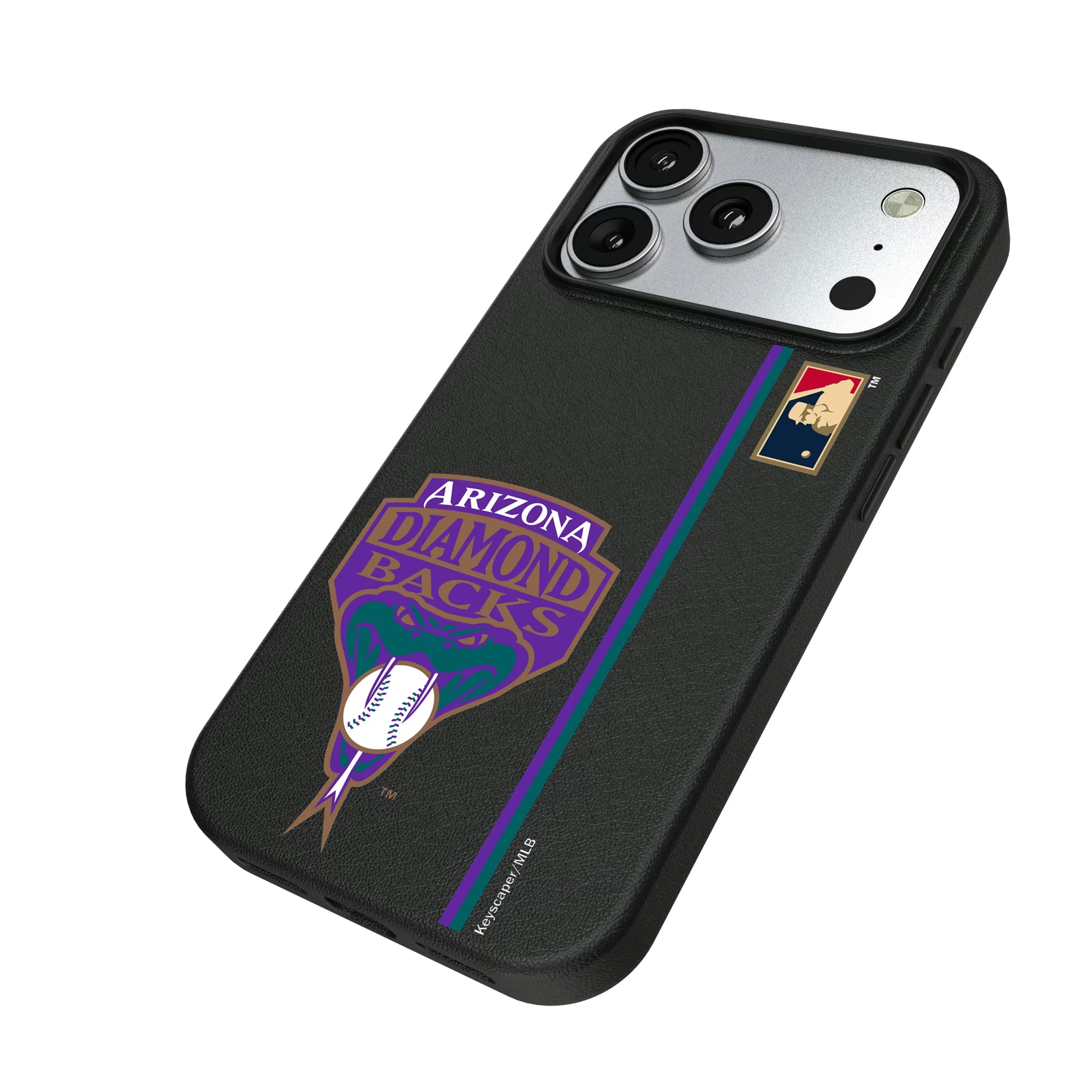 Arizona Diamondbacks 1999-2006 - Cooperstown Collection Sidebar iPhone MagSafe Compatible Phone Case for Apple iPhone - Isometric View#Device_iPhone 17 Pro