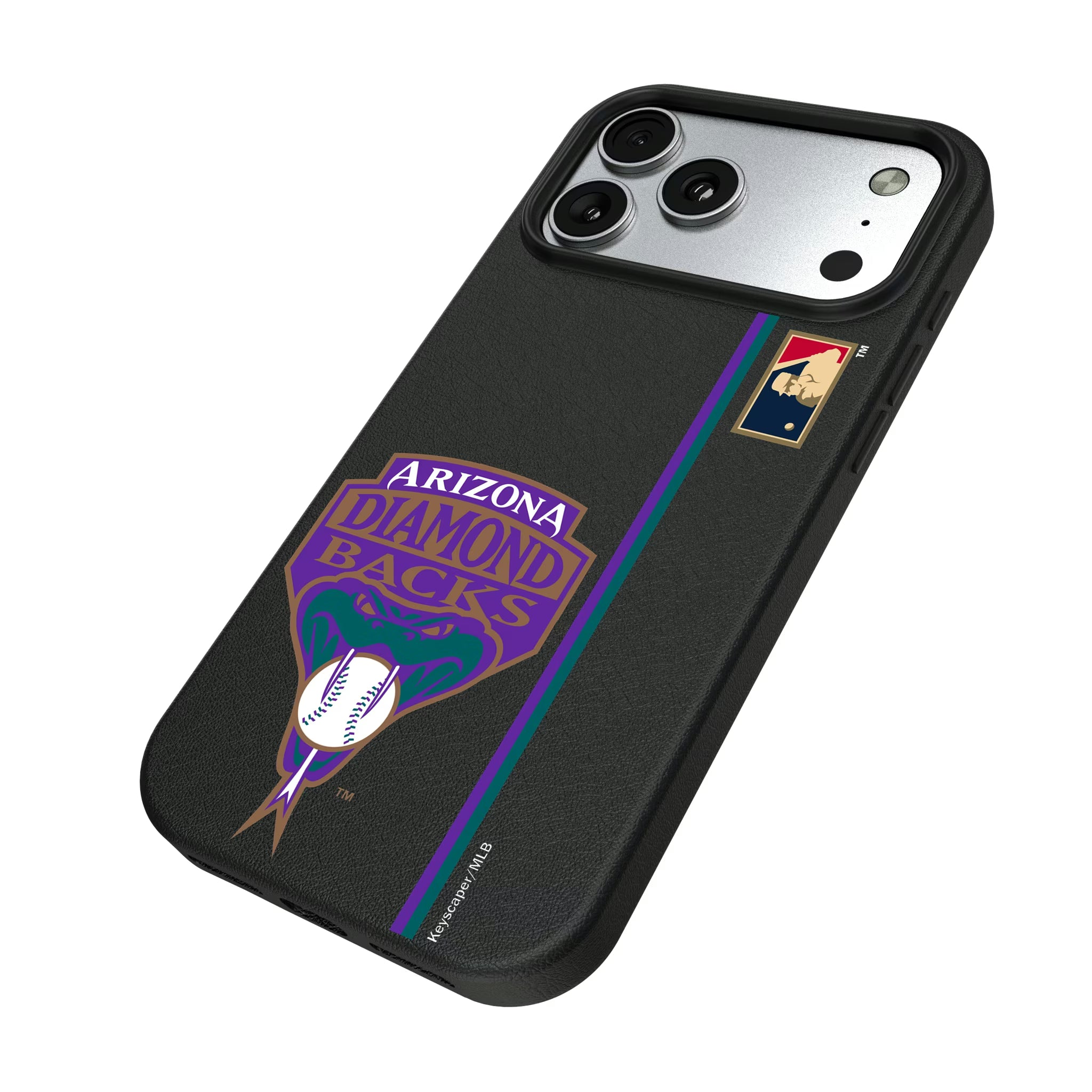 Arizona Diamondbacks 1999-2006 - Cooperstown Collection Sidebar iPhone MagSafe Compatible Phone Case for Apple iPhone - Isometric View#Device_iPhone 17 Pro Max