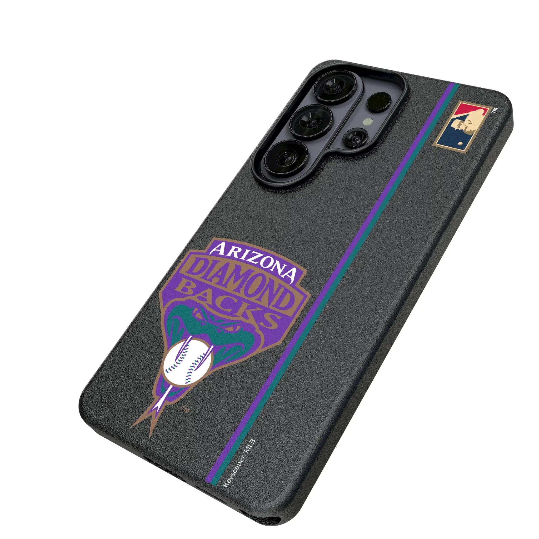 Arizona Diamondbacks 1999-2006 - Cooperstown Collection Sidebar Galaxy MagSafe Compatible Phone Case for Samsung Galaxy - Isometric View#Device_Galaxy S26 Ultra