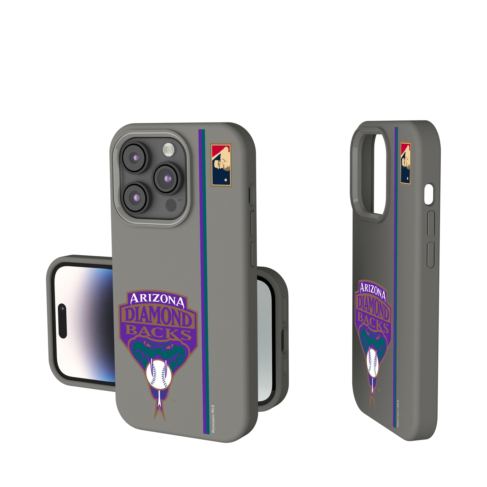 Arizona Diamondbacks 1999-2006 - Cooperstown Collection Sidebar iPhone Soft Touch Phone Case for Apple iPhone