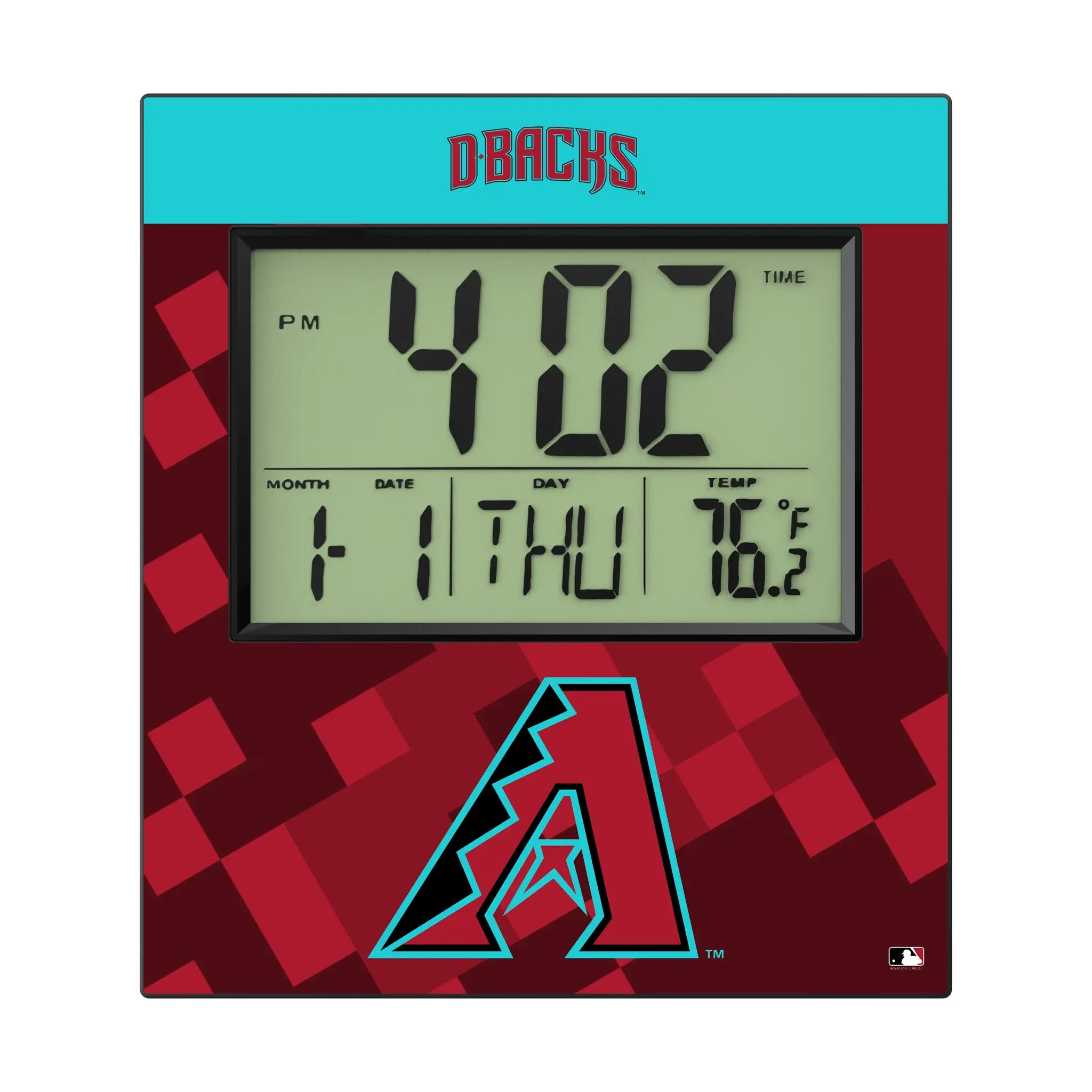 Arizona Diamondbacks Color Block Wall Clock
