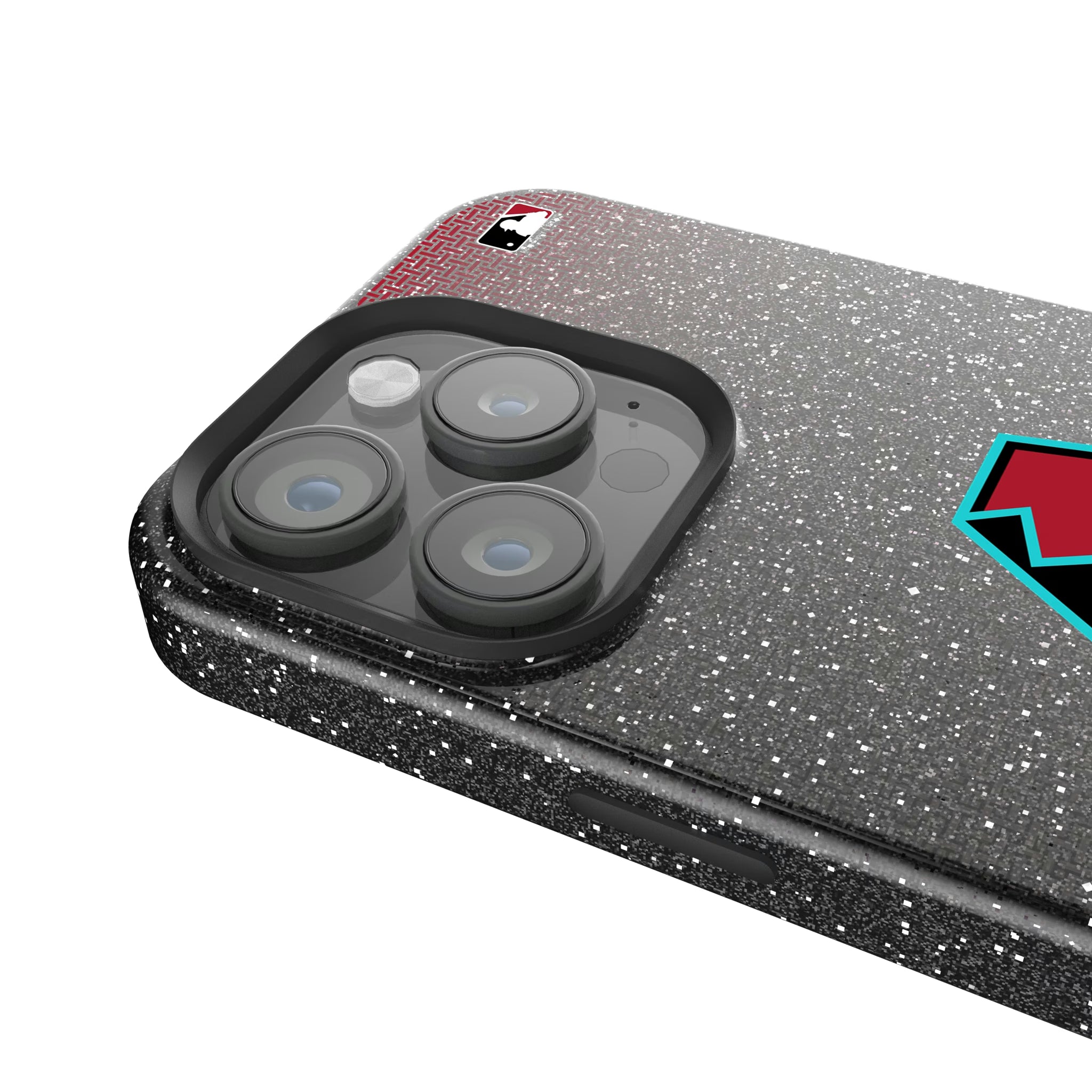Arizona Diamondbacks Linen iPhone Bling Phone Case for Apple iPhone - Detail