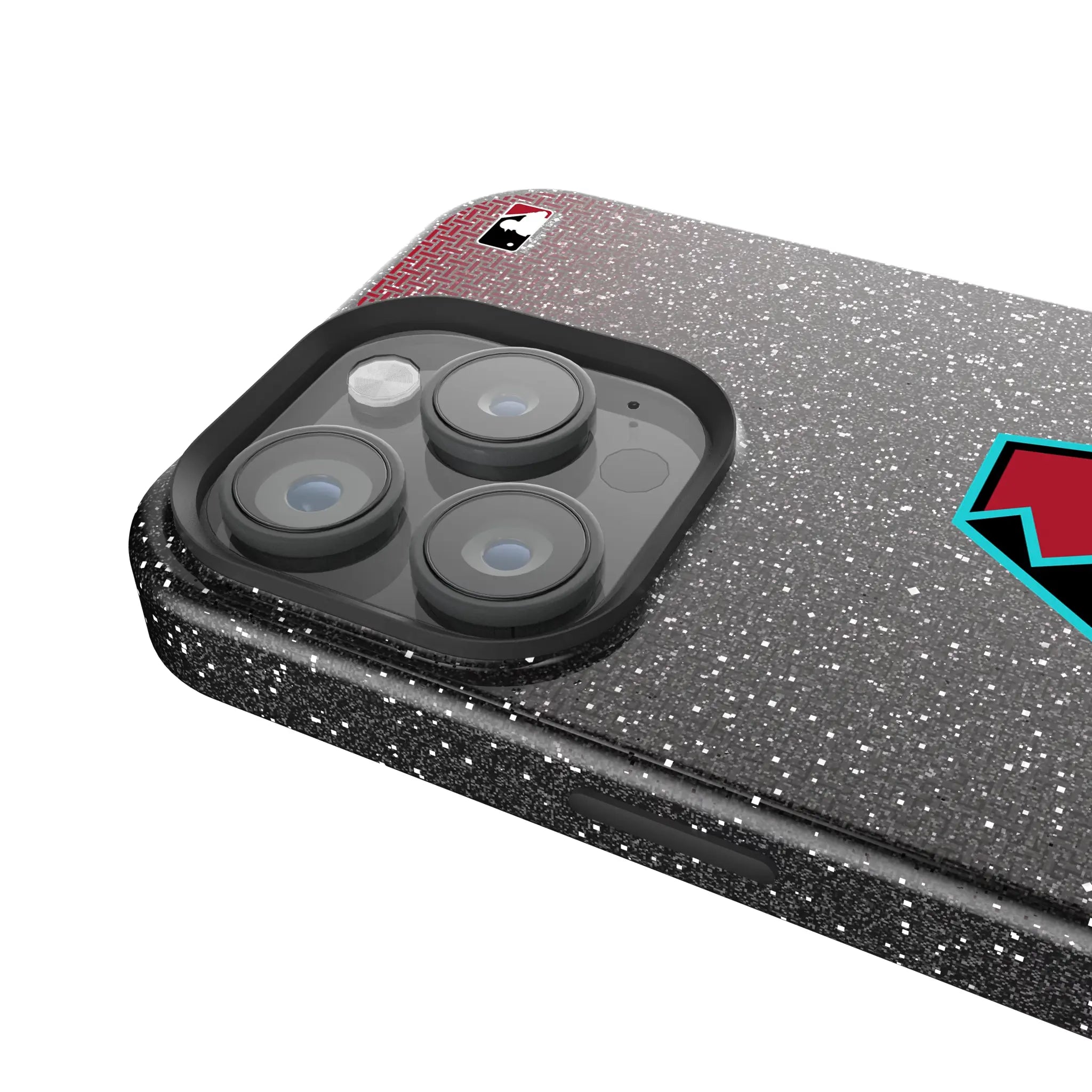 Arizona Diamondbacks Linen iPhone Bling Phone Case for Apple iPhone - Detail