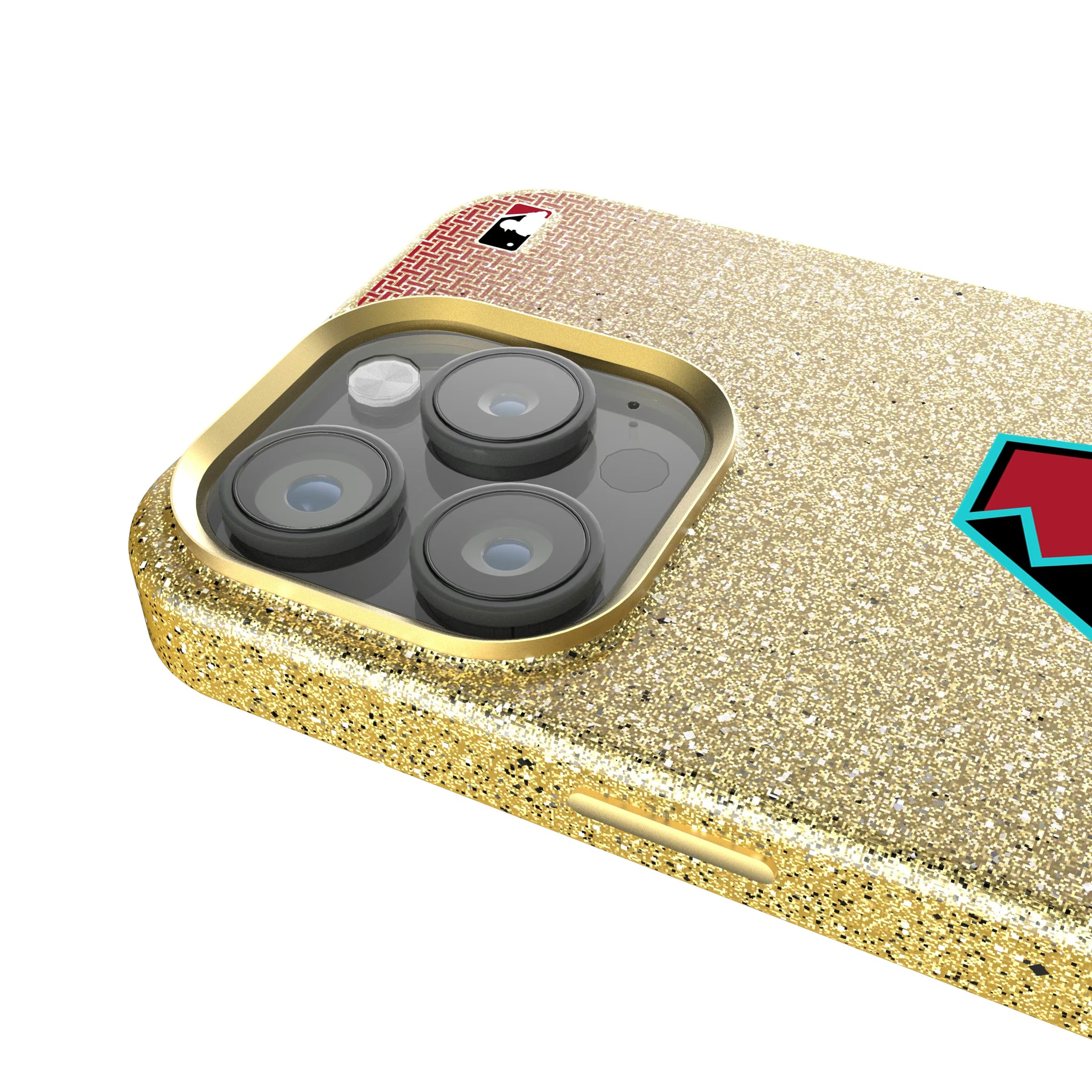 Arizona Diamondbacks Linen iPhone Bling Phone Case for Apple iPhone - Detail