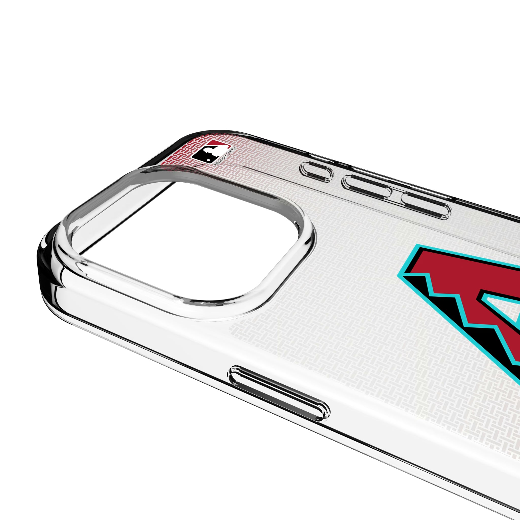 Arizona Diamondbacks Linen iPhone Clear Phone Case for Apple iPhone - Detail