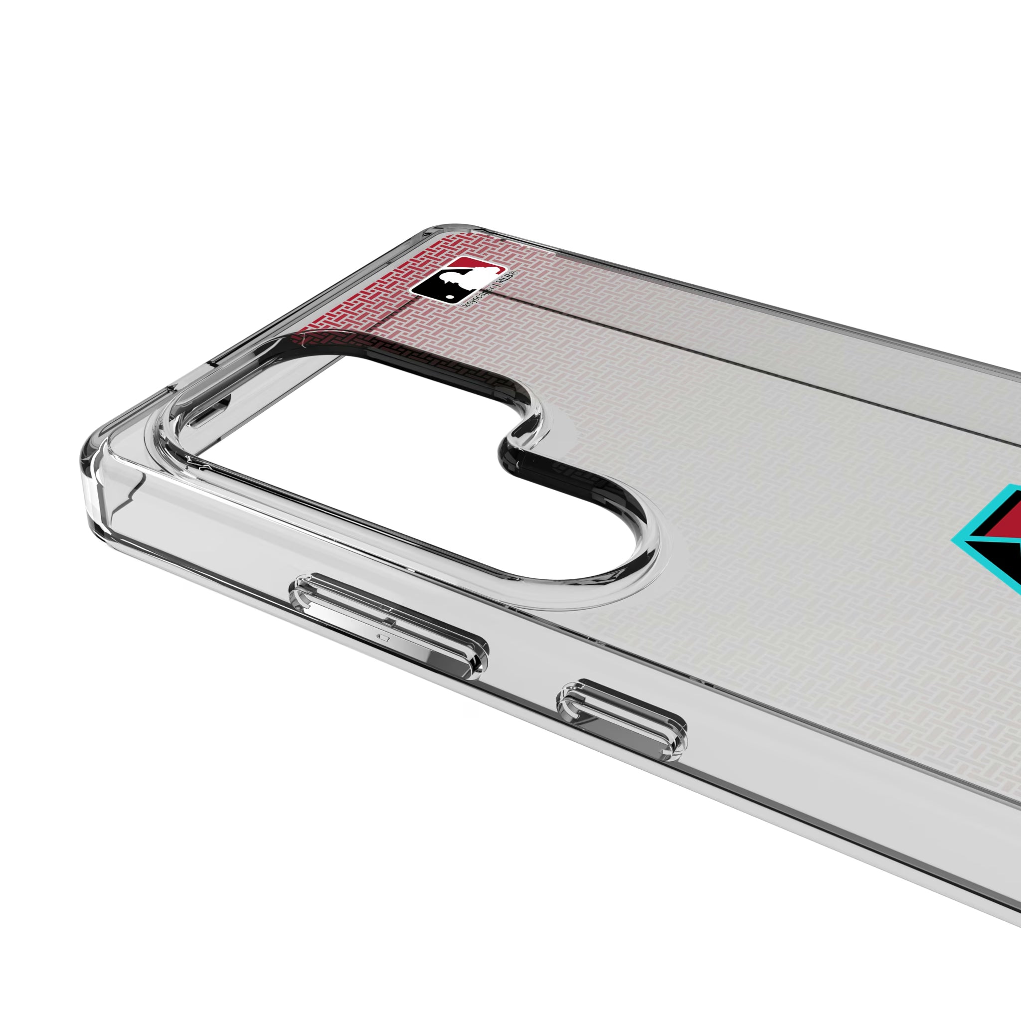 Arizona Diamondbacks Linen Galaxy Clear Phone Case for Samsung Galaxy - Detail