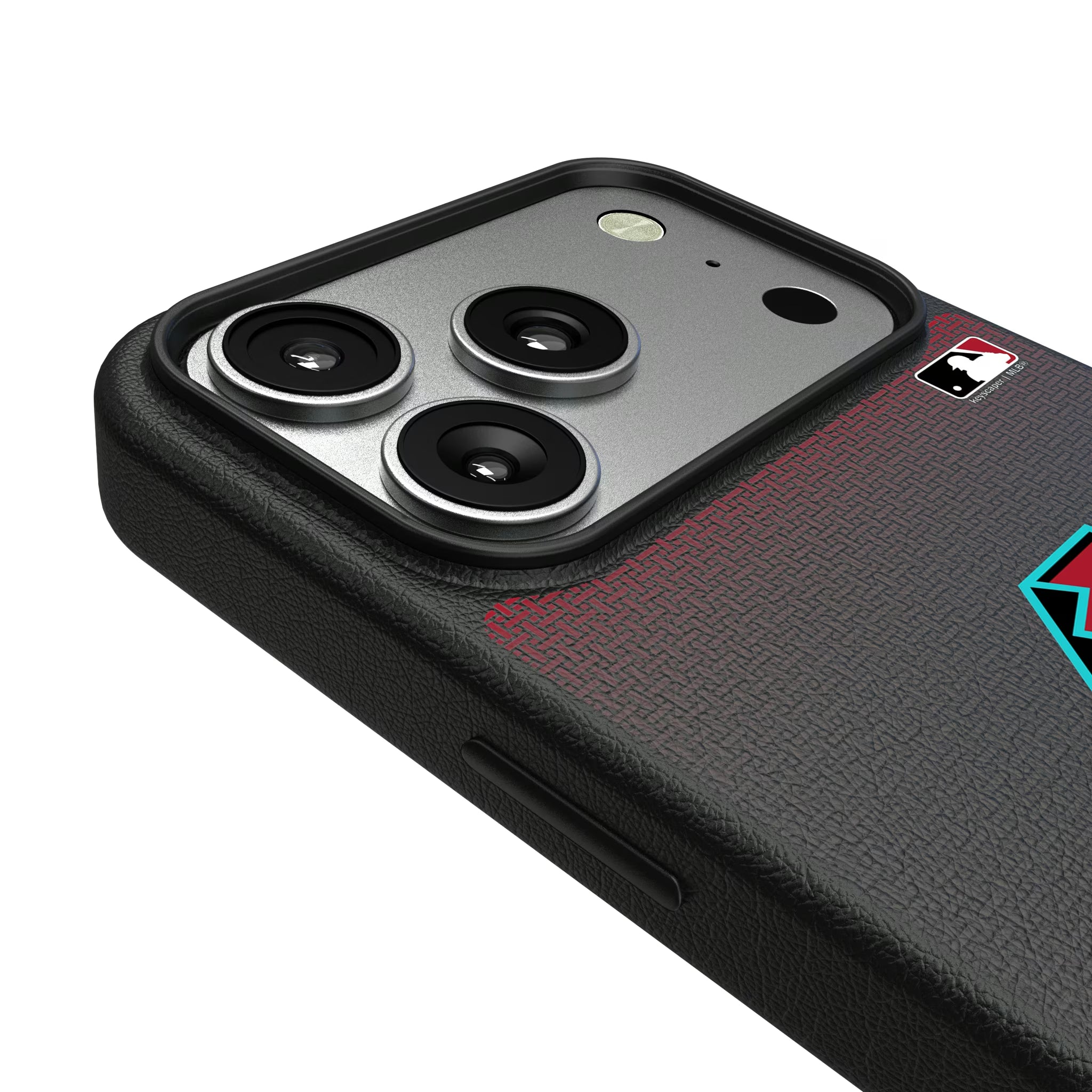 Arizona Diamondbacks Linen iPhone MagSafe Compatible Phone Case for Apple iPhone - Detail#Device_iPhone 17 Pro