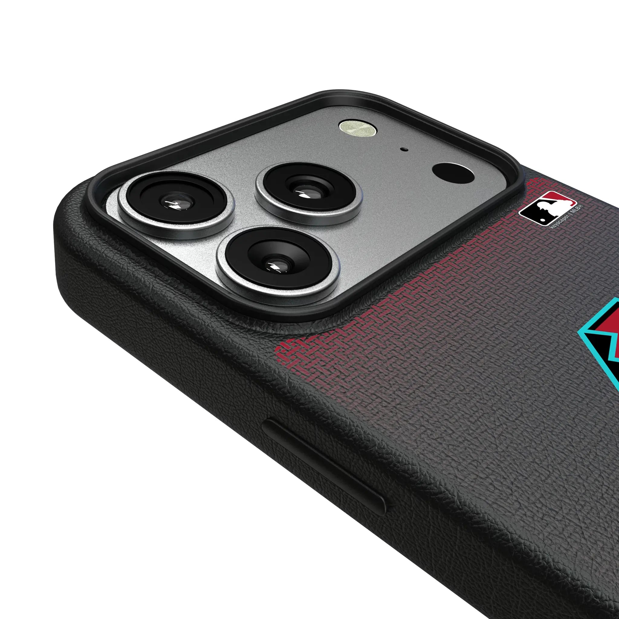 Arizona Diamondbacks Linen iPhone MagSafe Compatible Phone Case for Apple iPhone - Detail#Device_iPhone 17 Pro
