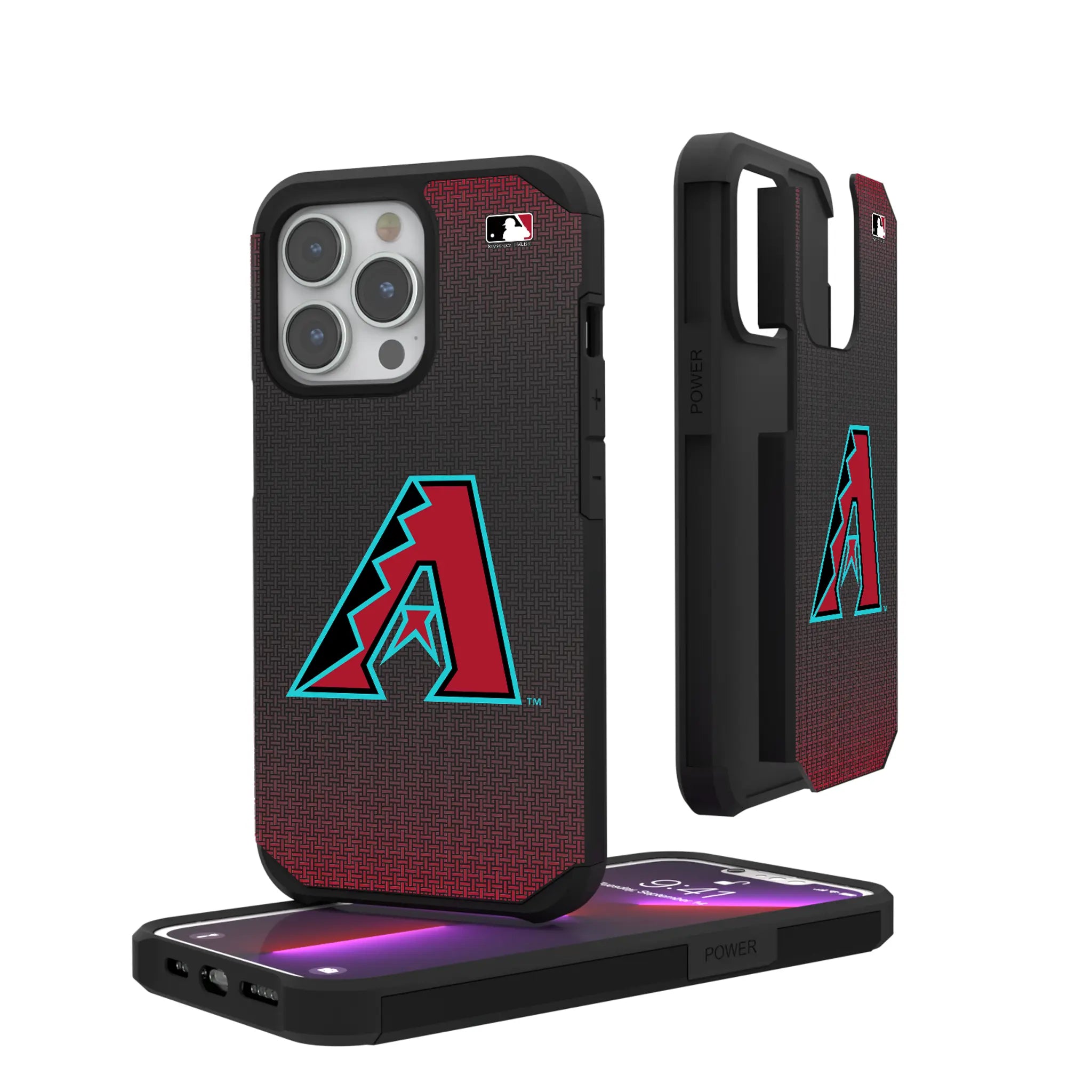 Arizona Diamondbacks Linen iPhone Rugged Phone Case for Apple iPhone