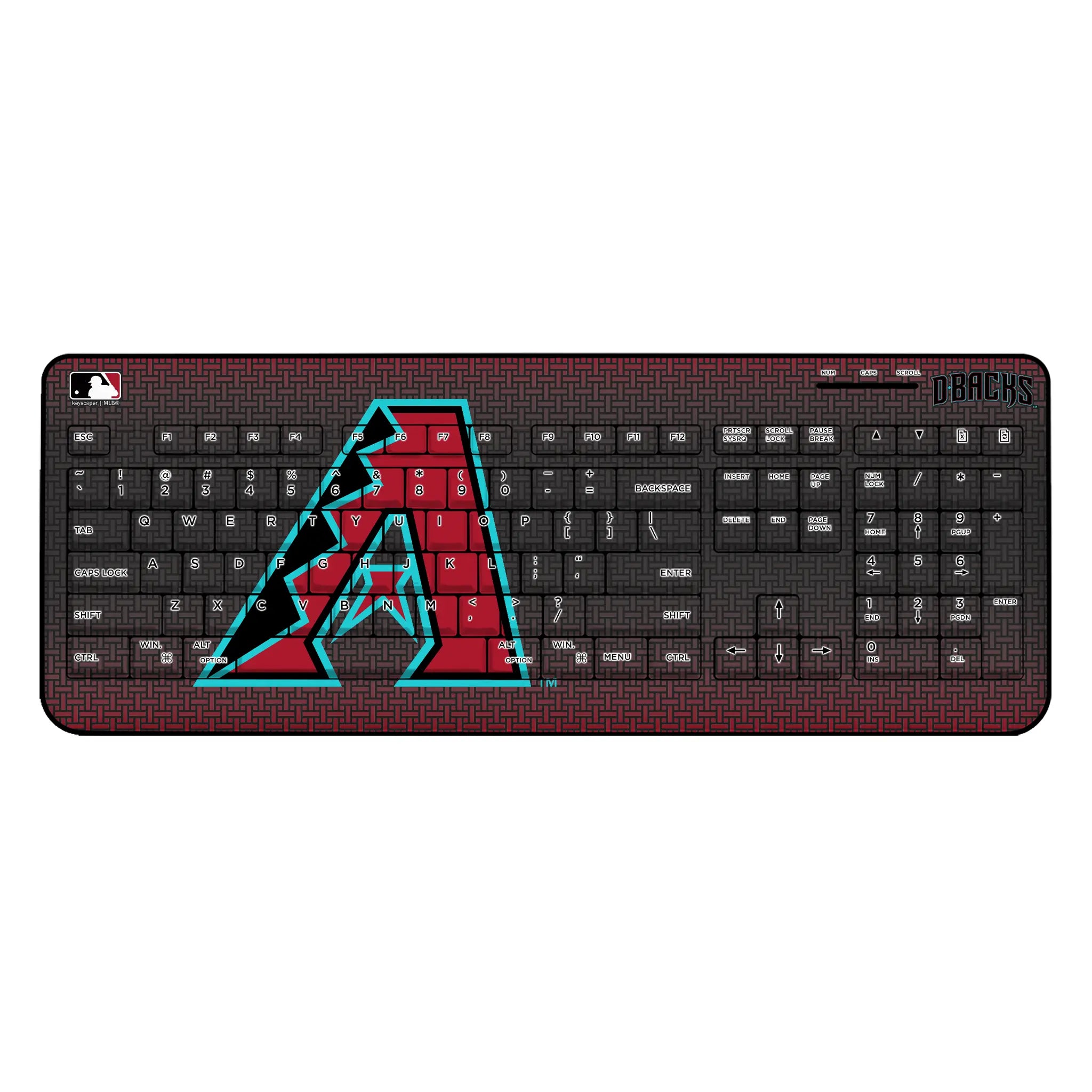 Arizona Diamondbacks Linen Wireless USB Keyboard