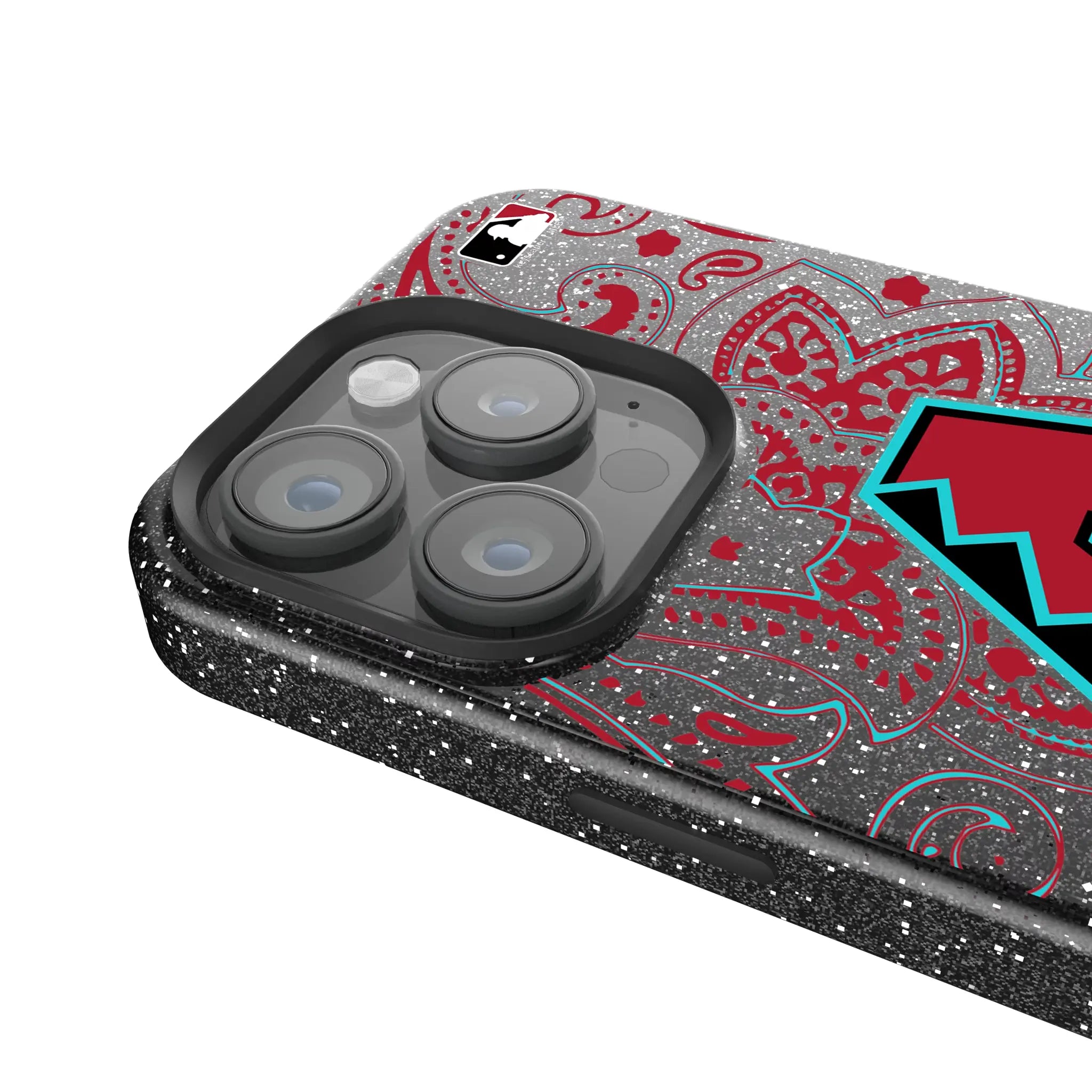 Arizona Diamondbacks Paisley iPhone Bling Phone Case for Apple iPhone - Detail